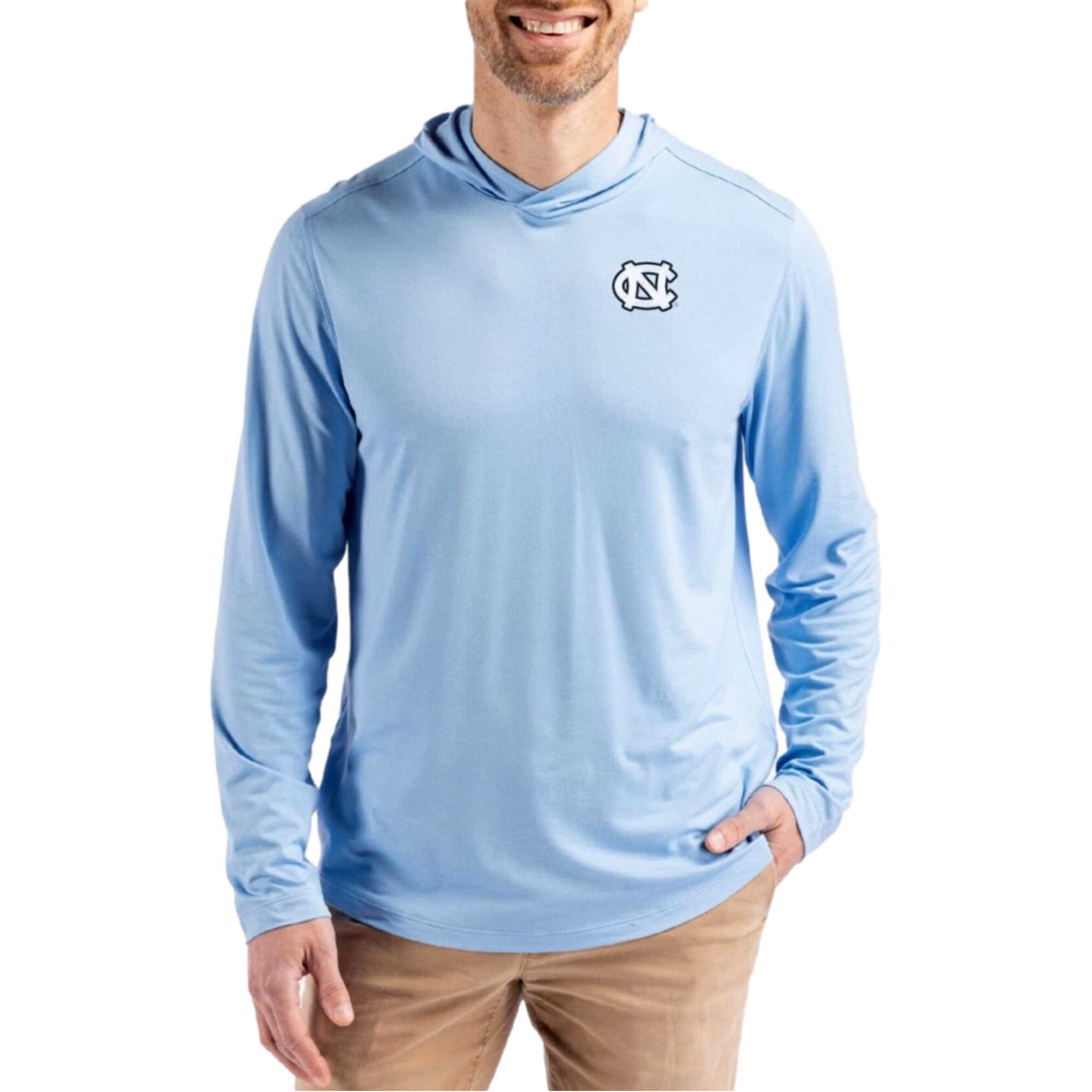 hypegolfハイプゴルフスウェットBUMP JERSEY PULL OVER North Carolina Tar Heels Coastline Recycled Double Peached Men's