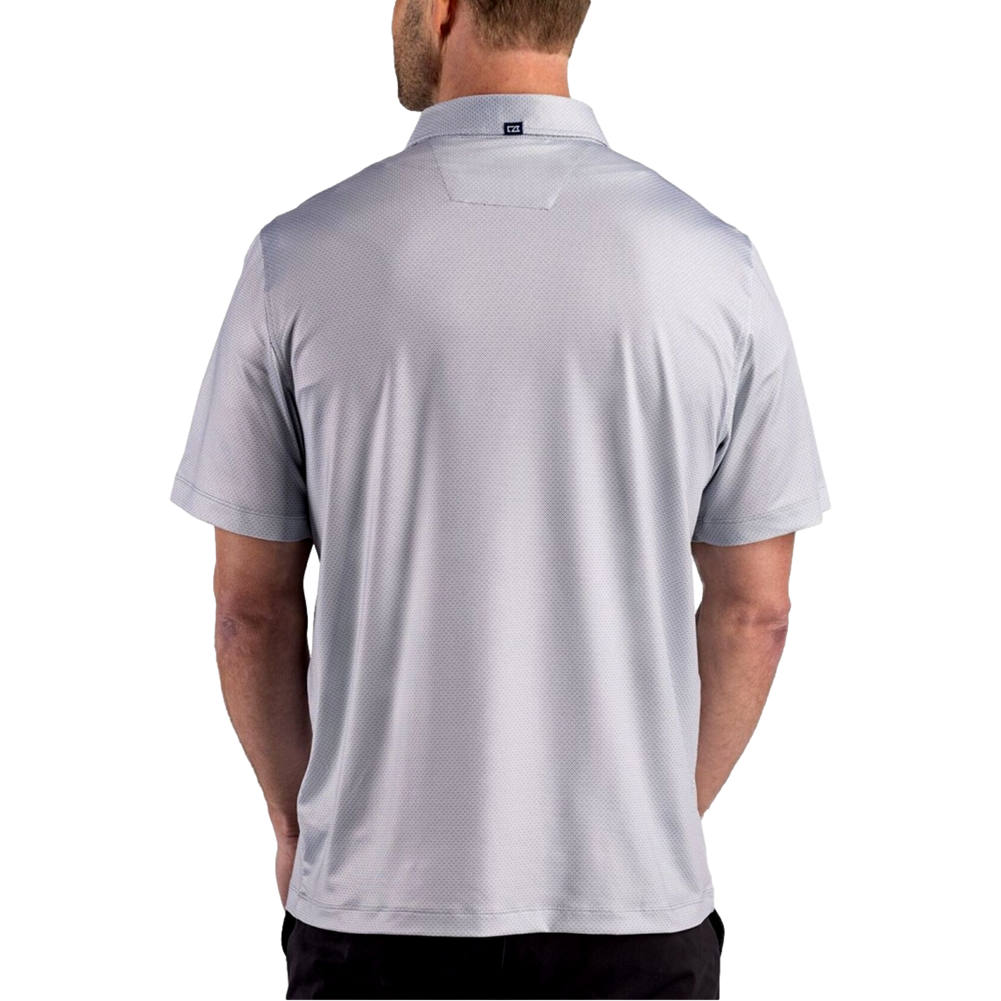 Oklahoma Sooners Pike Recycled Lattice Print Men's Golf Polo Shirt
