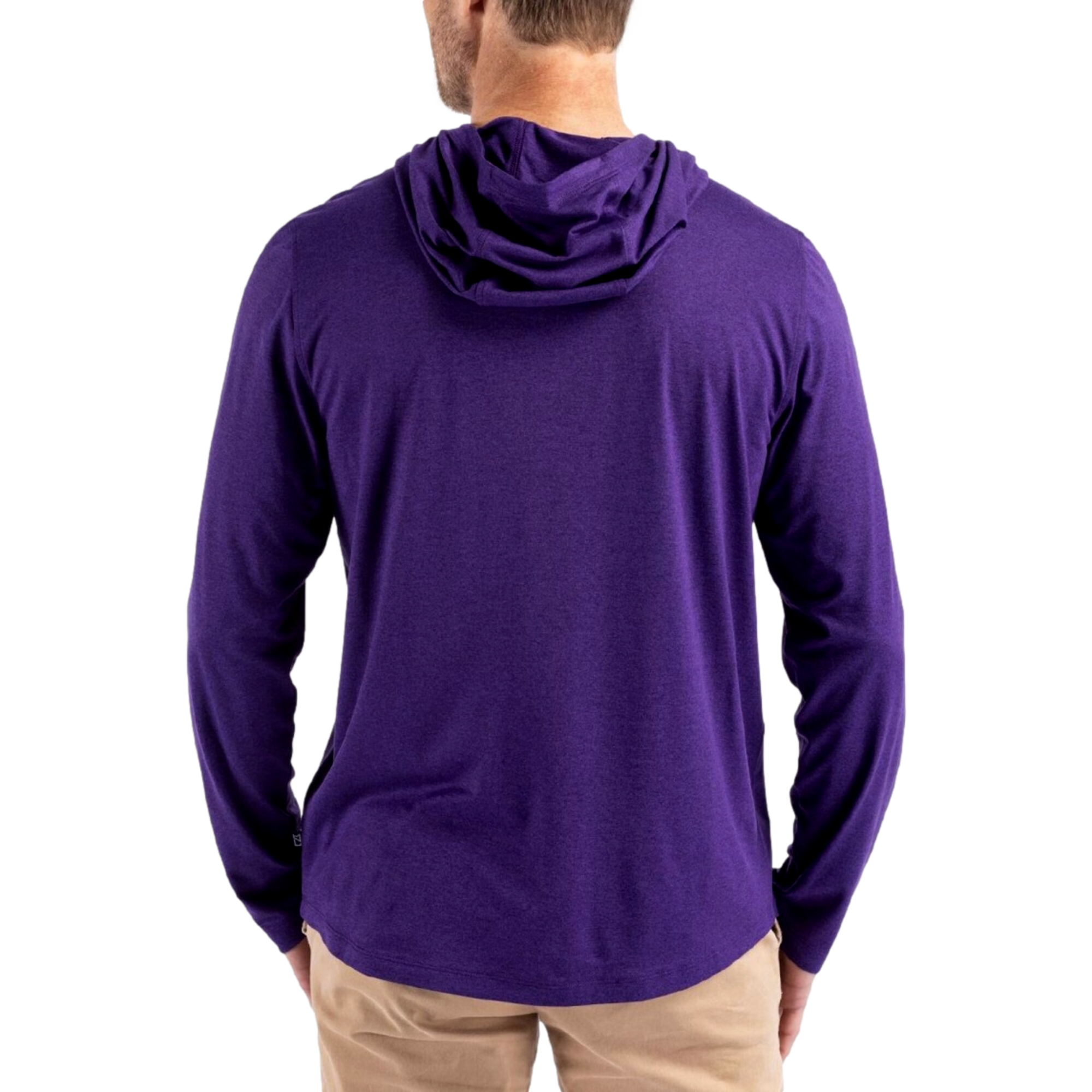 SMU Mustangs Coastline Recycled Double Peached Men's Golf Hoodie