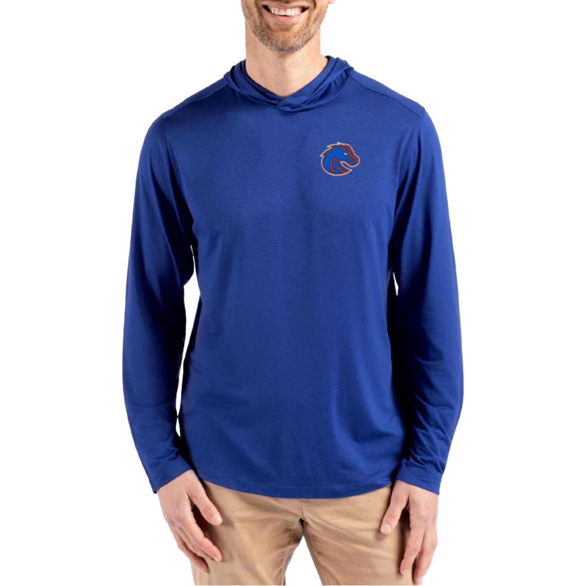 Boise State Broncos Coastline Recycled Double Peached Men's Golf Hoodie