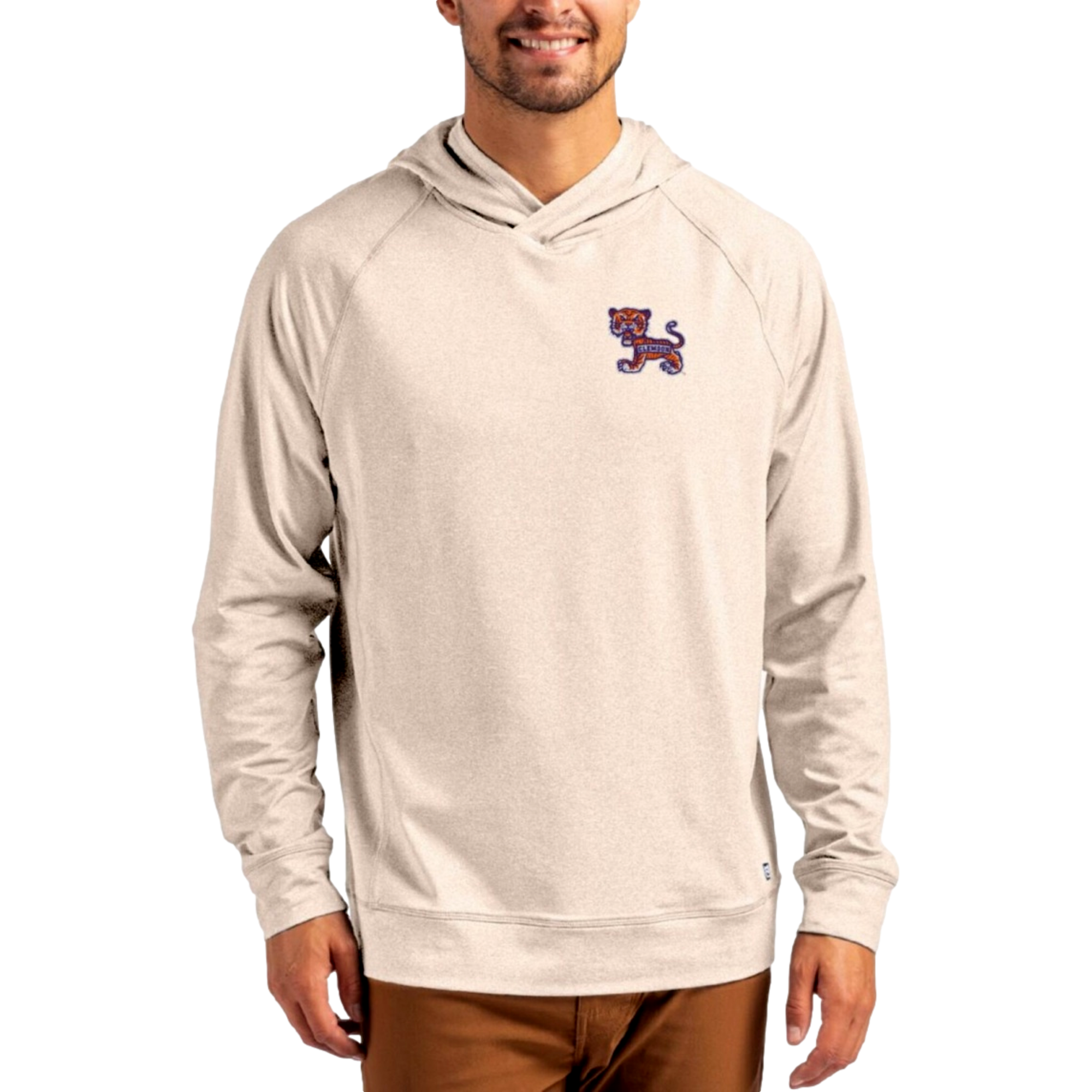 Clemson Tigers Adapt Recycled Soft Knit Stretch Heathered Men's Golf Hoodie
