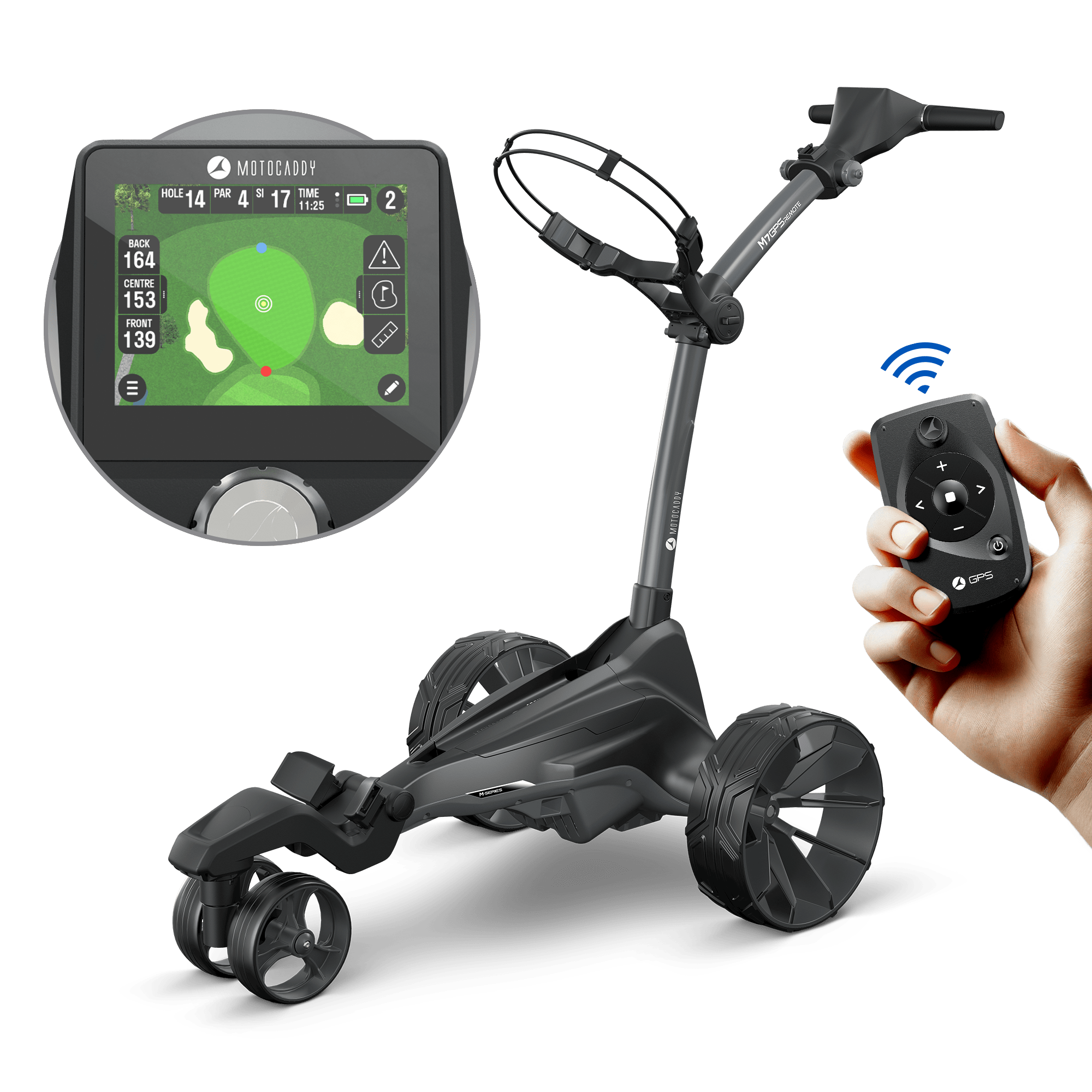 2026 M7 GPS Remote Electric Caddy