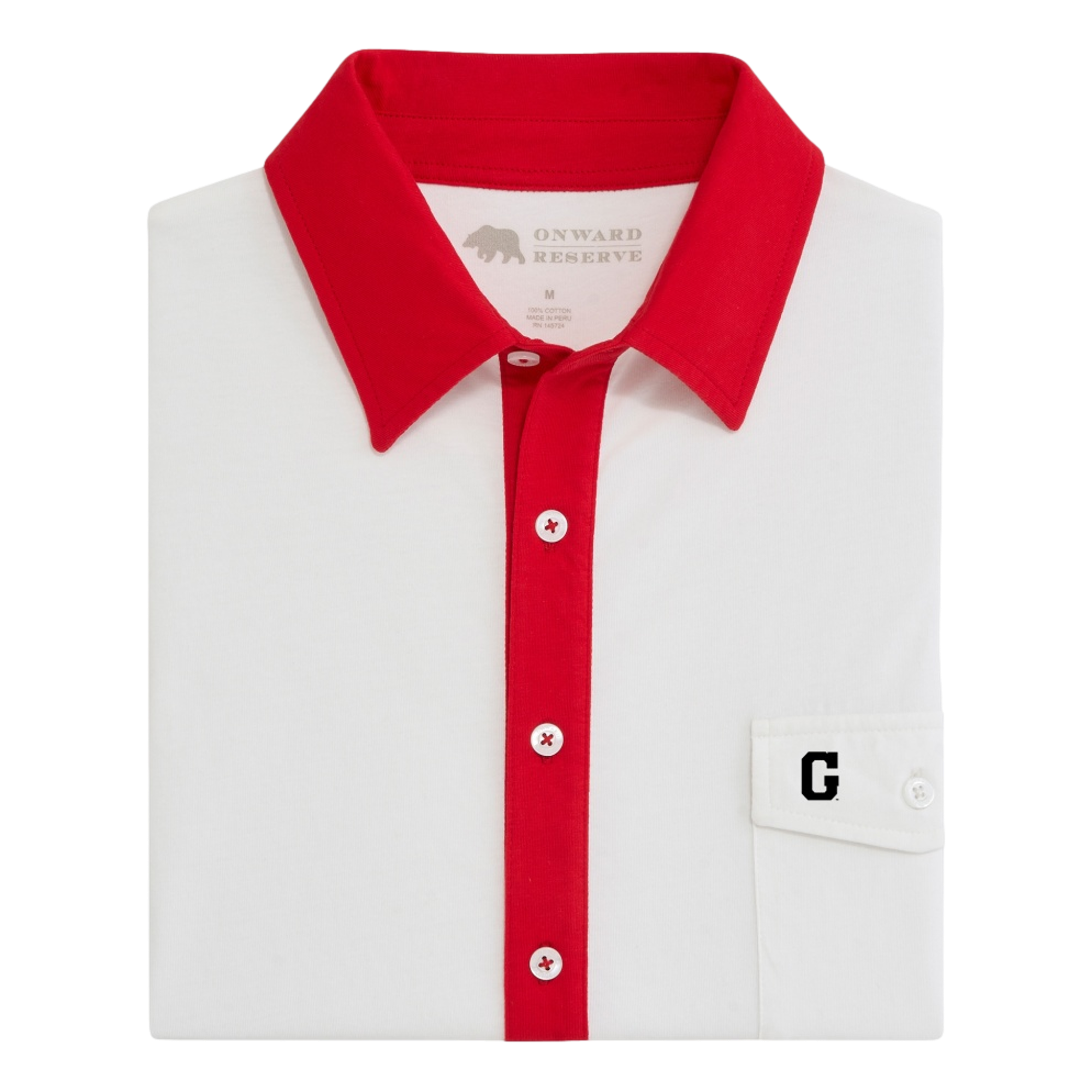 Georgia Bulldogs Retro Old School Rival Men's Golf Polo Shirt