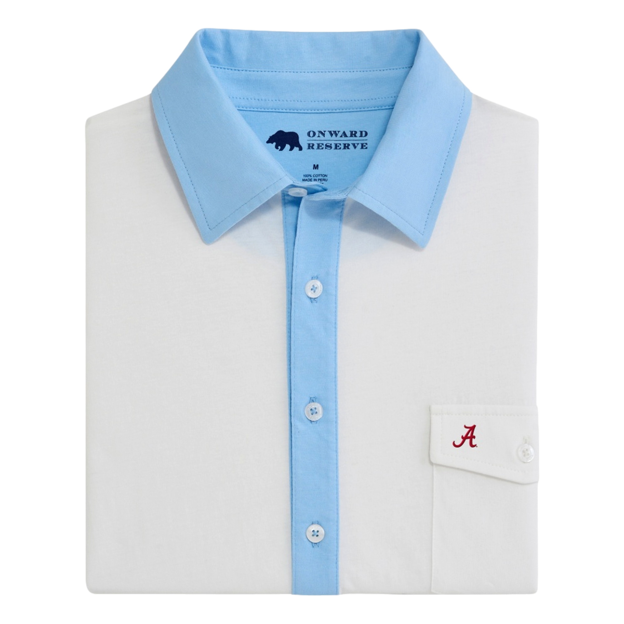 Alabama Crimson Tide Old School Rivalry Men's Golf Polo Shirt