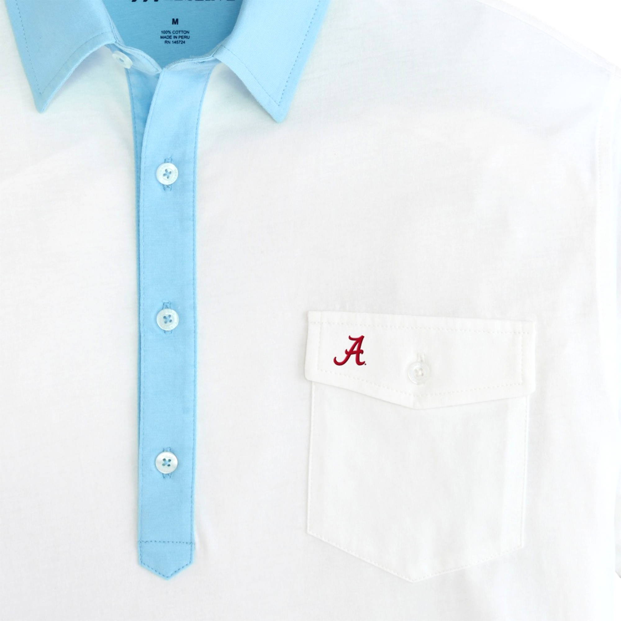 Alabama Crimson Tide Old School Rivalry Men's Golf Polo Shirt