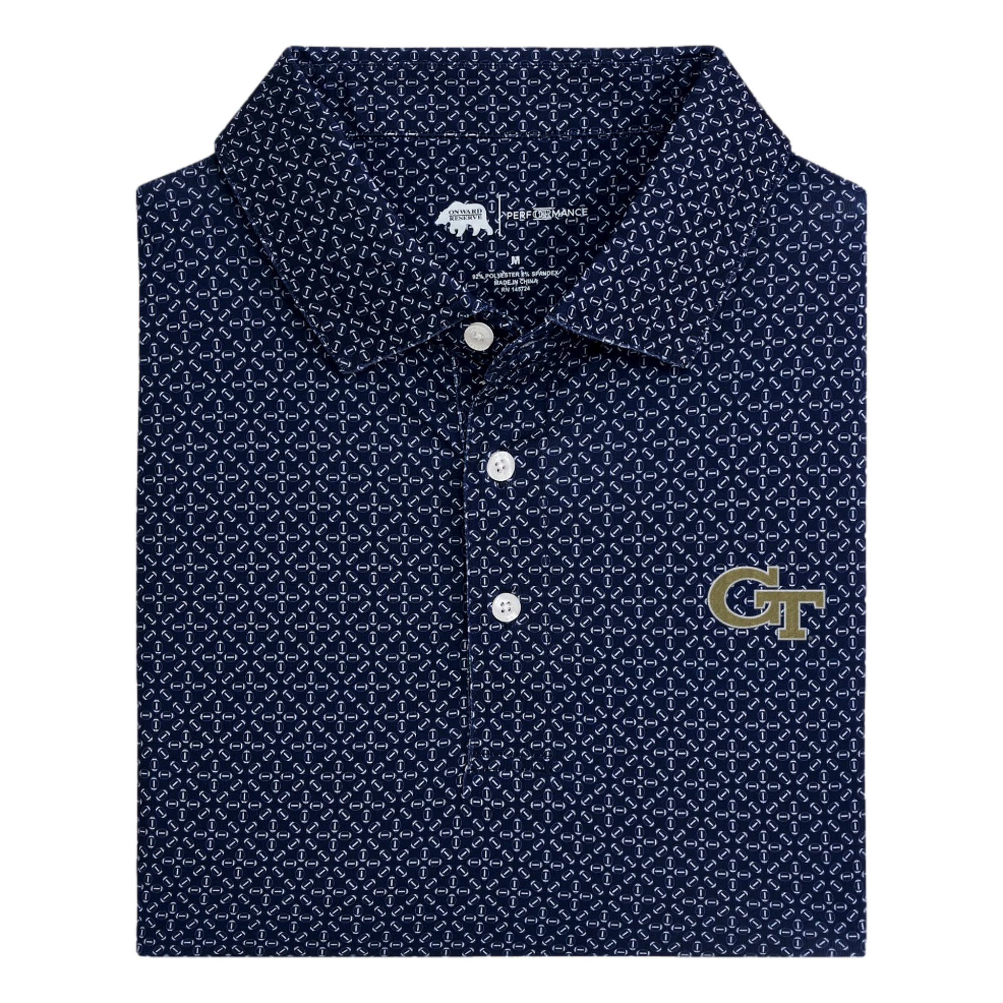 Georgia Tech Yellow Jackets Gameday Men's Golf Polo Shirt