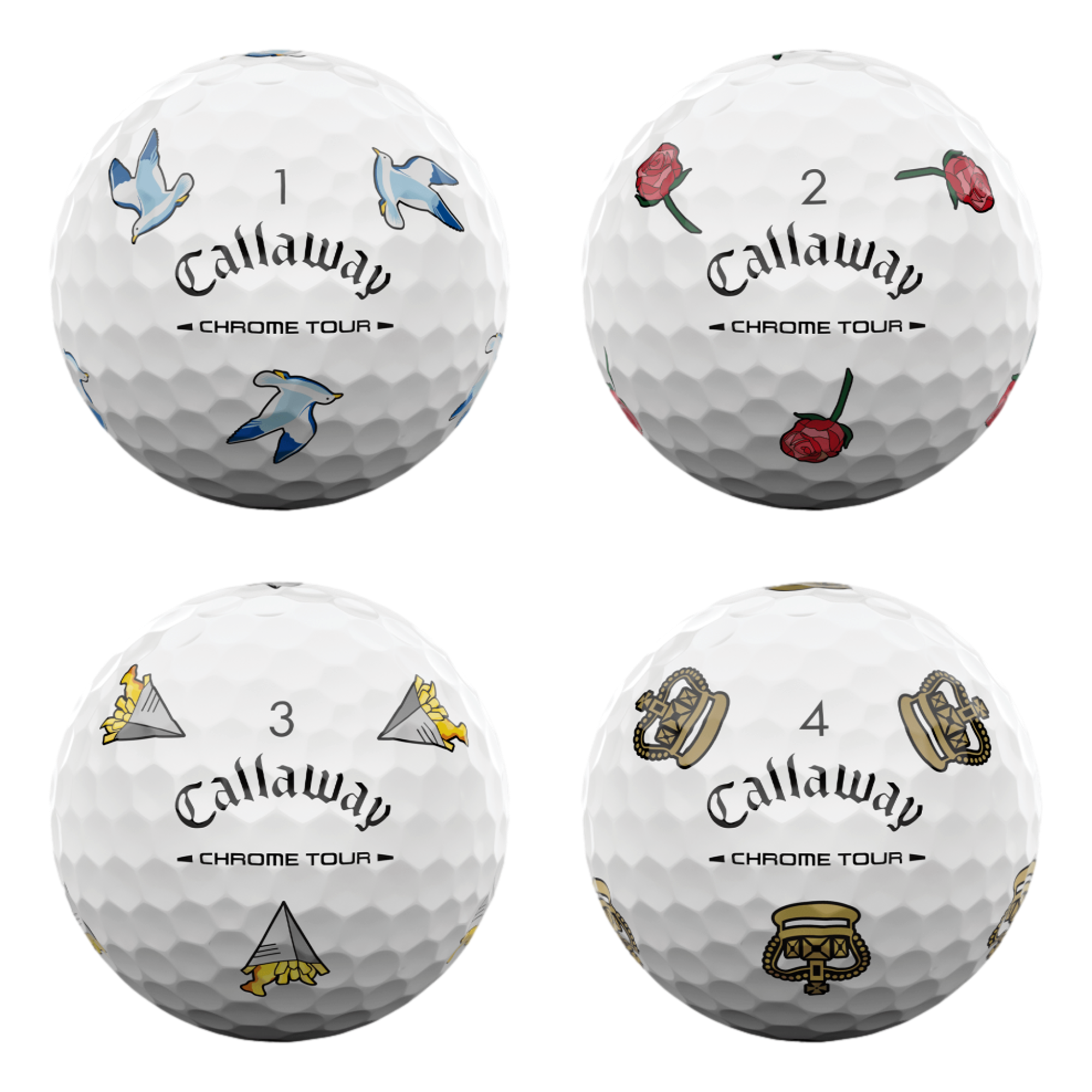 Chrome Tour July Major 2026 Golf Balls | PGA TOUR Superstore