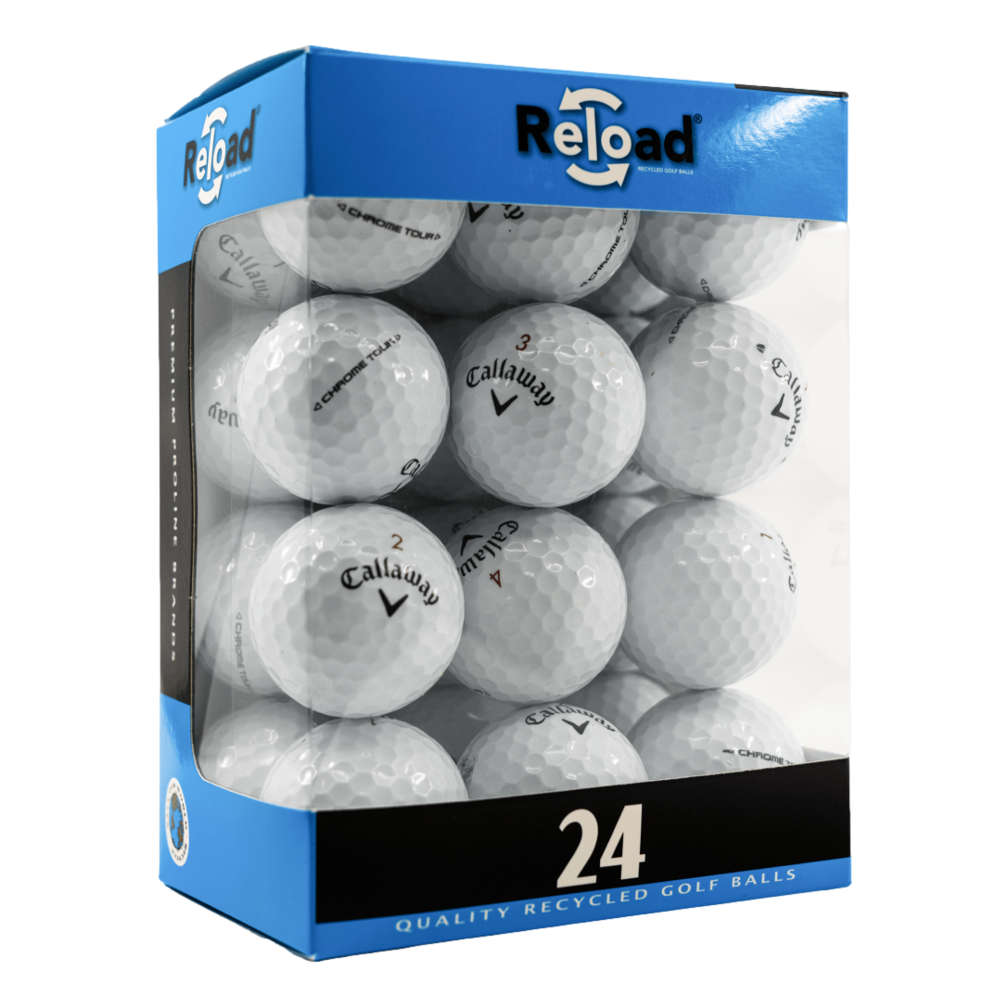 Good-Grade Callaway Chrome Tour White - 24 Pack