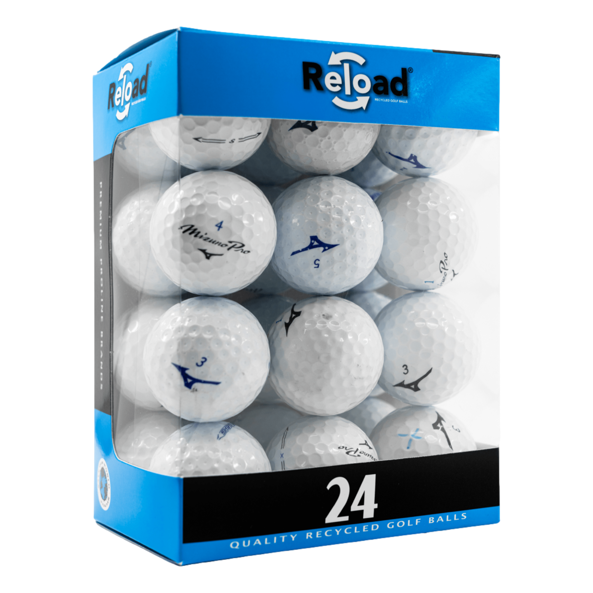 Mint-Grade Mizuno White Mix - 24 Pack