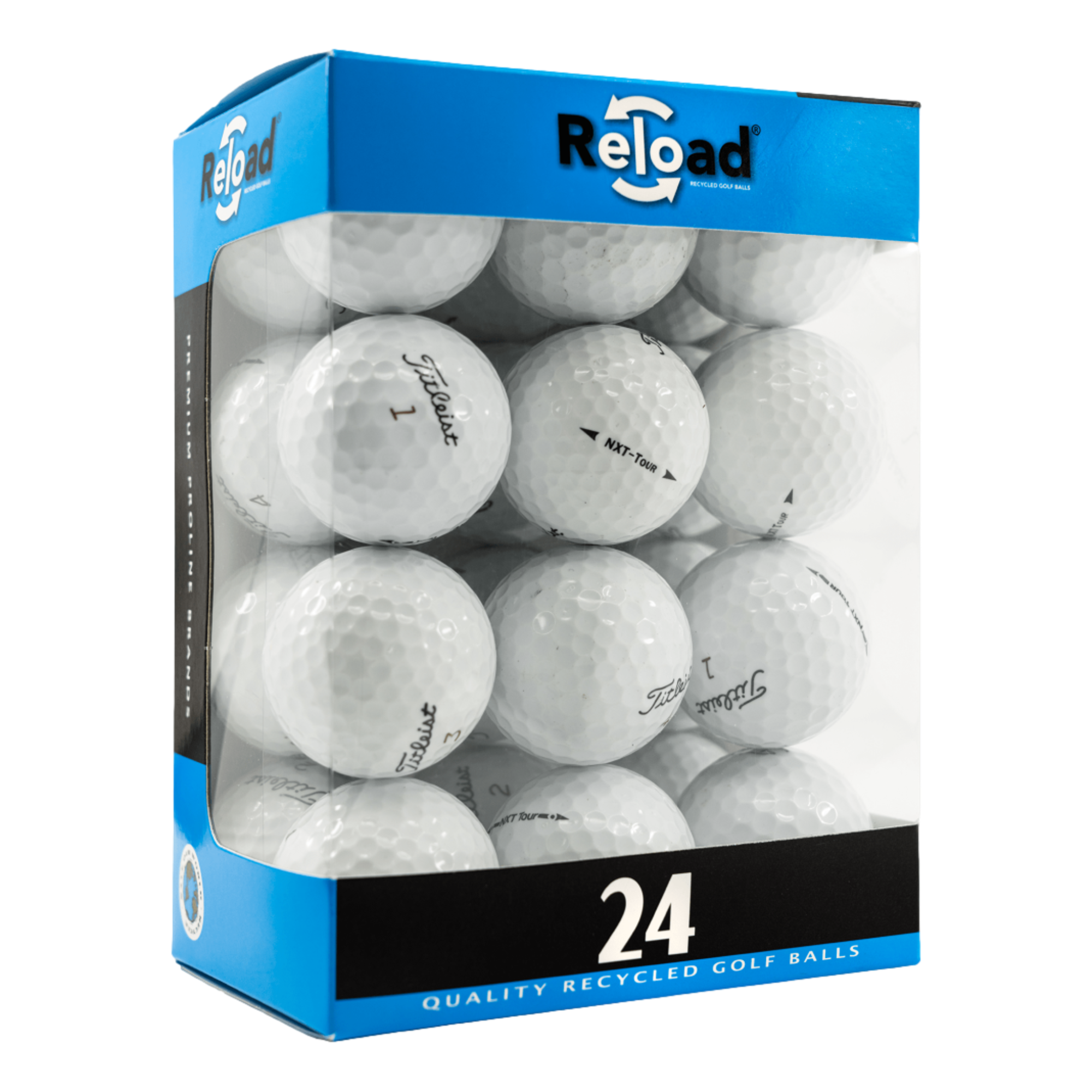 Near Mint Titleist NXT Tour White - 24 Pack