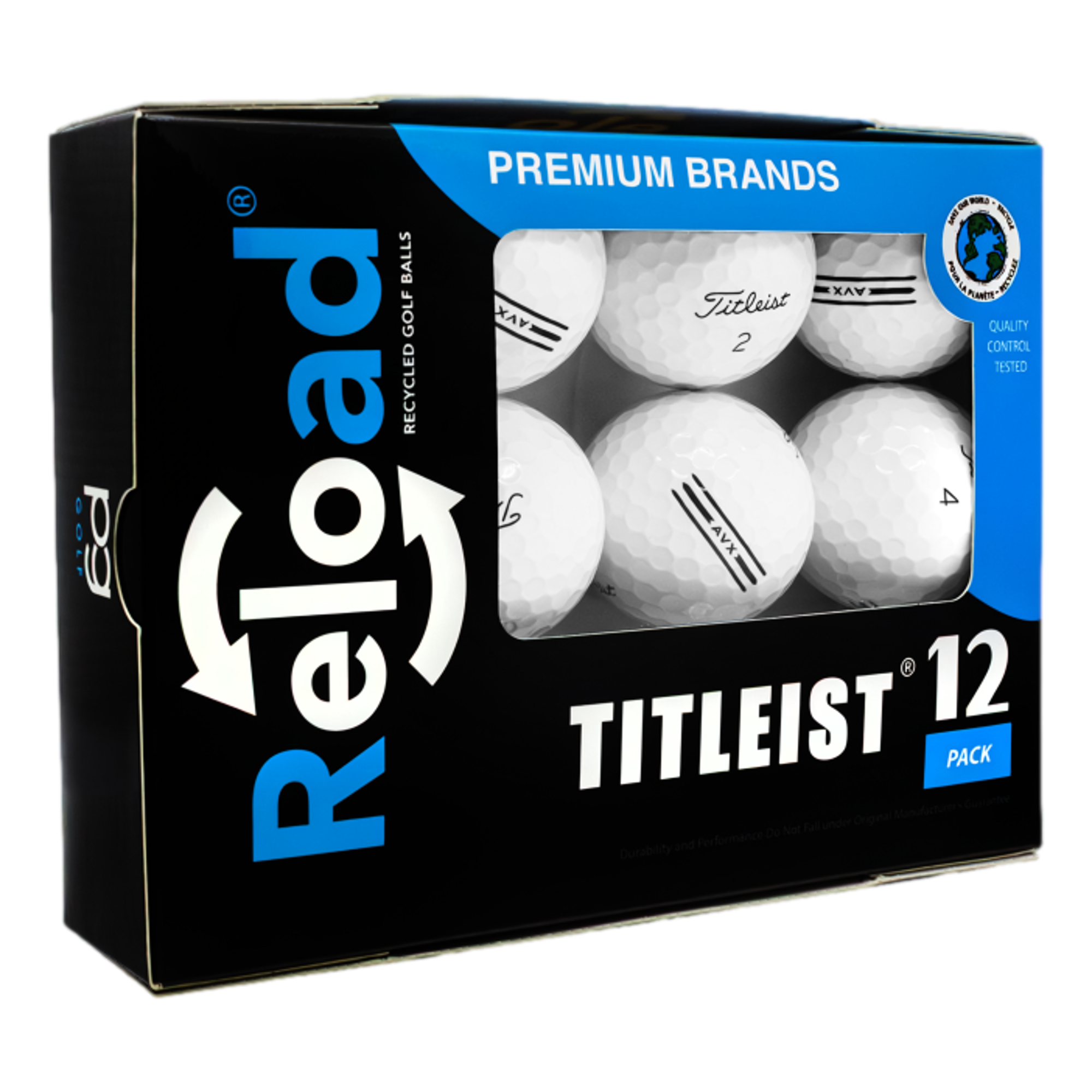 Mint-Grade Titleist AVX 2024 White Golf Balls - 12 Pack