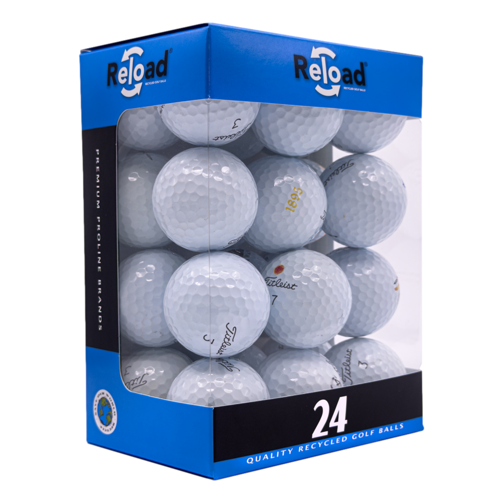 Near Mint-Grade Titleist Pro V1 2023 White - 24 Pack