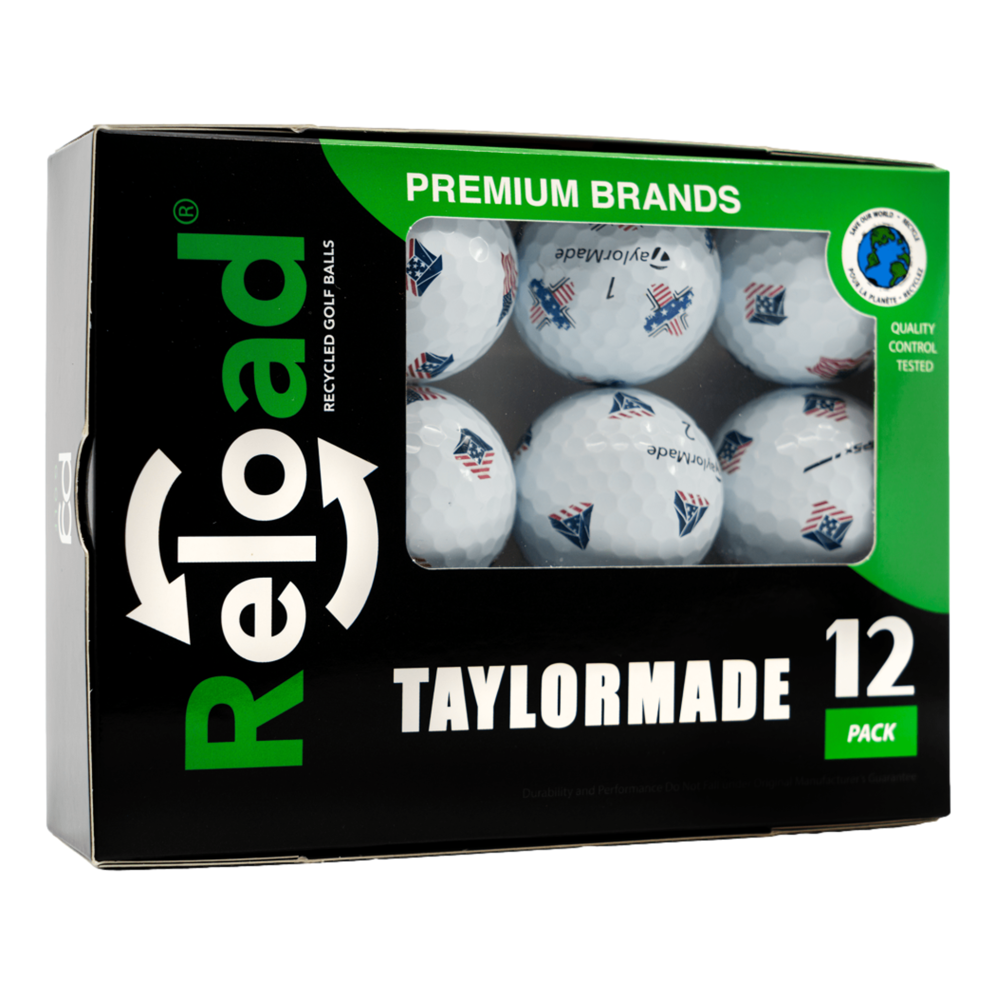 Mint-Grade TaylorMade TP5/TP5x Pix USA Mix Golf Balls - 12 Pack