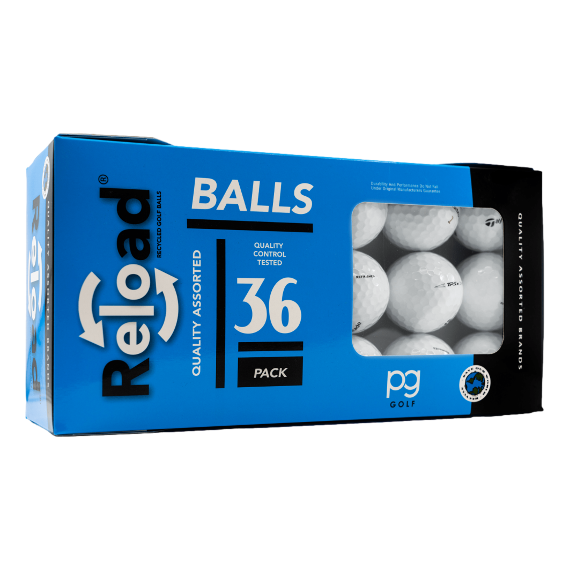 Refinished TaylorMade TP5x Golf Balls - 36 Pack