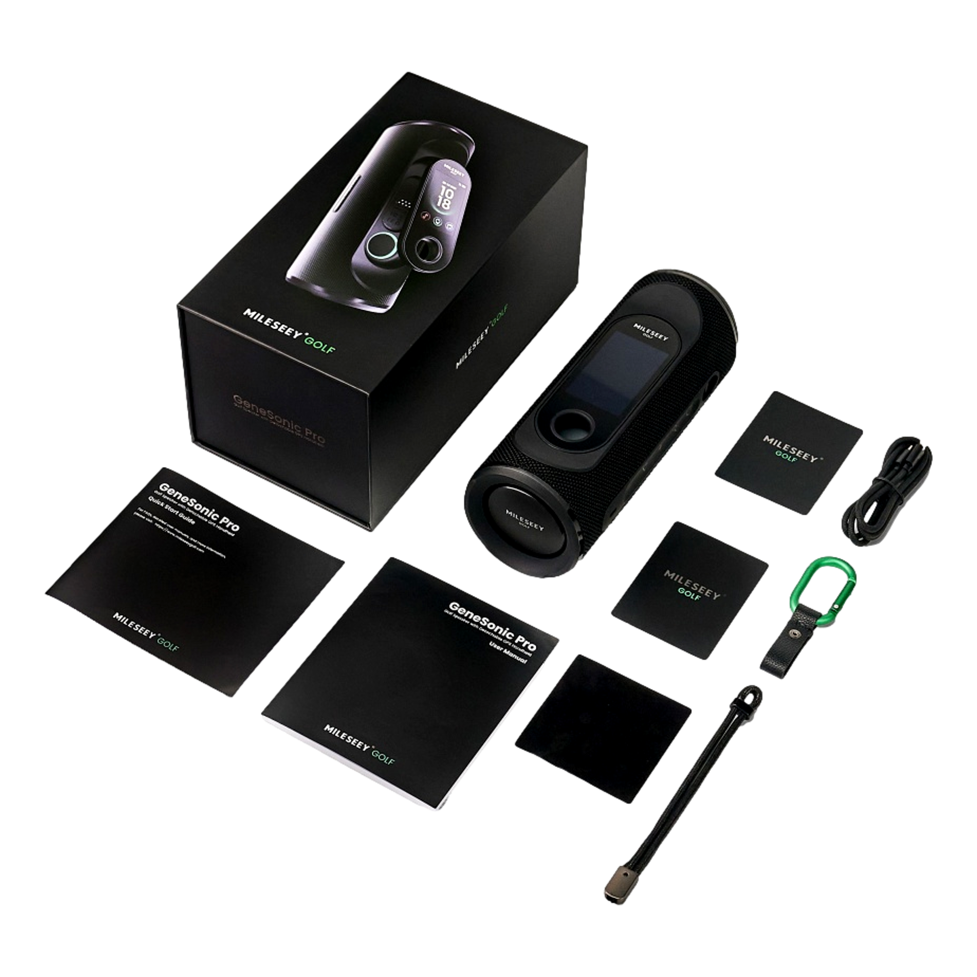 GeneSonic Pro Speaker + Detachable Golf GPS