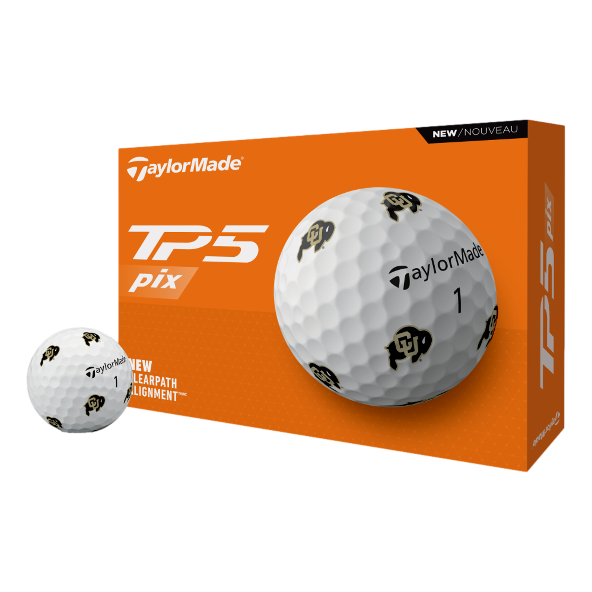 TP5 Colorado Buffalo Primary Golf Balls