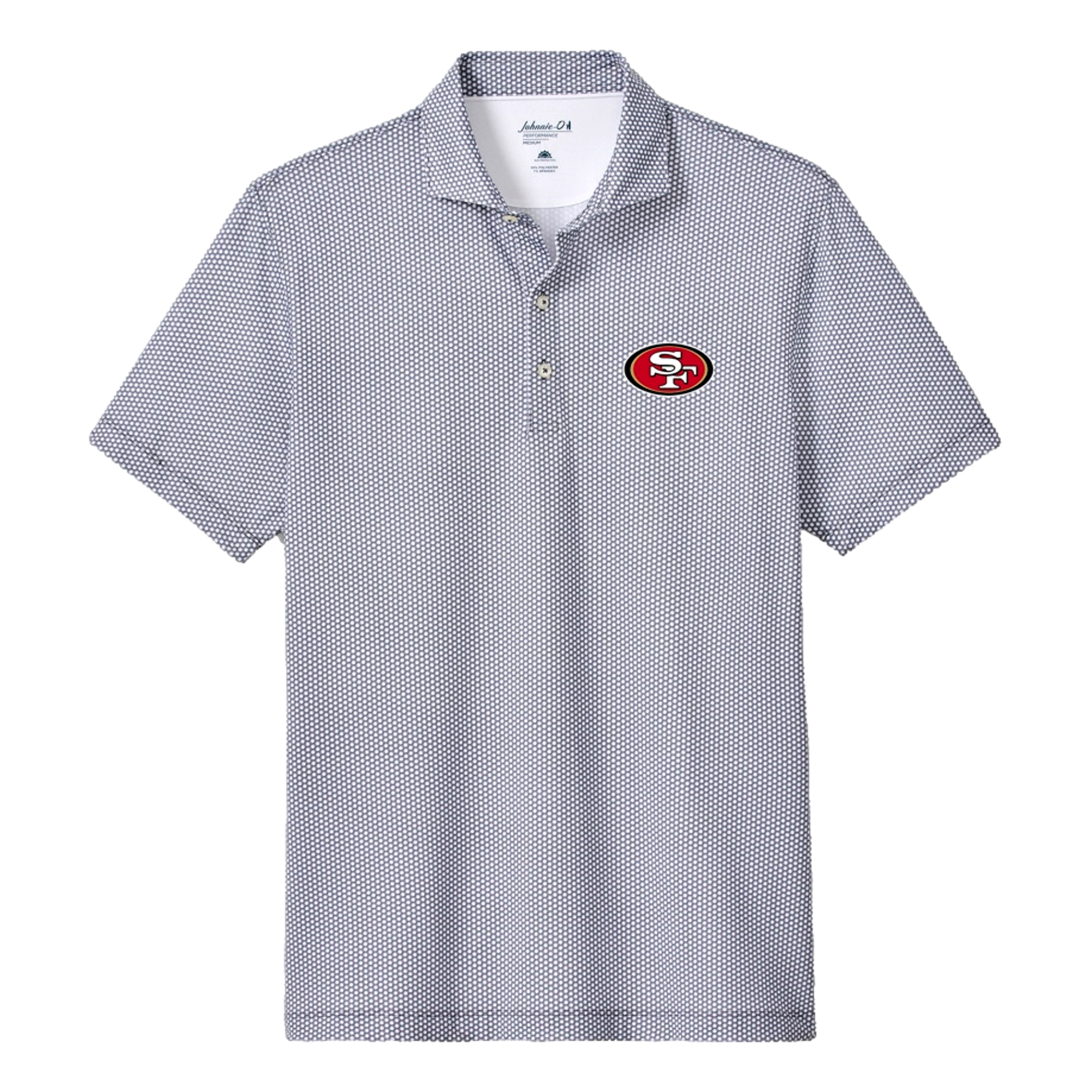 San Francisco 49ers Hex Men's Golf Polo Shirt