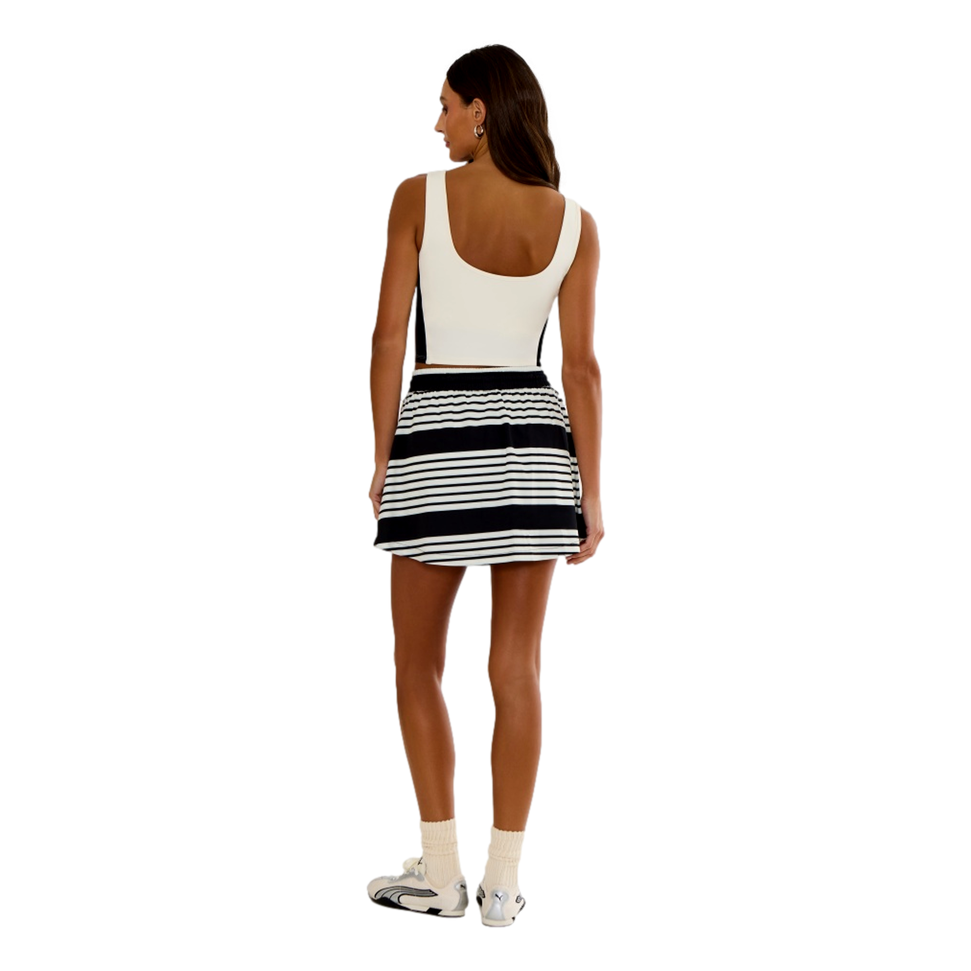 Brietta Women's Shadow Stripe Golf Top