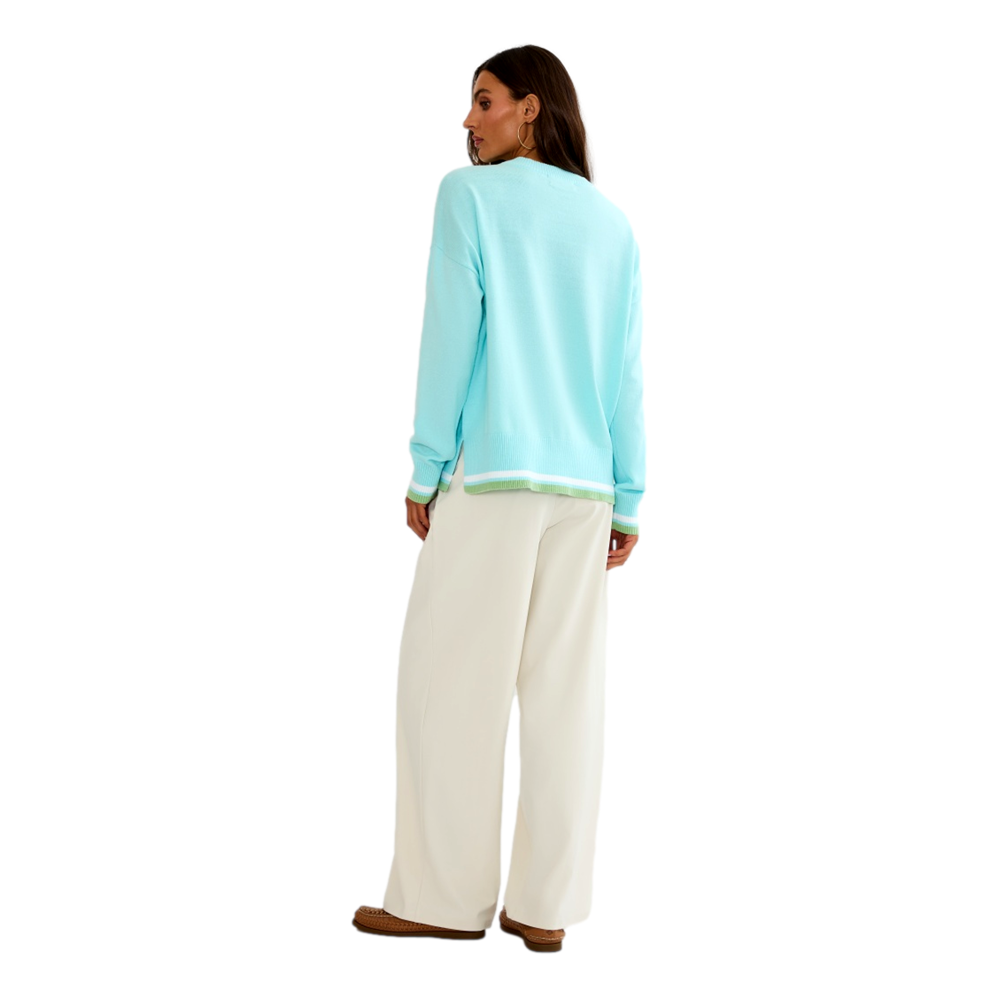 Callie Hibiscus Cove Court Women's Golf Sweater