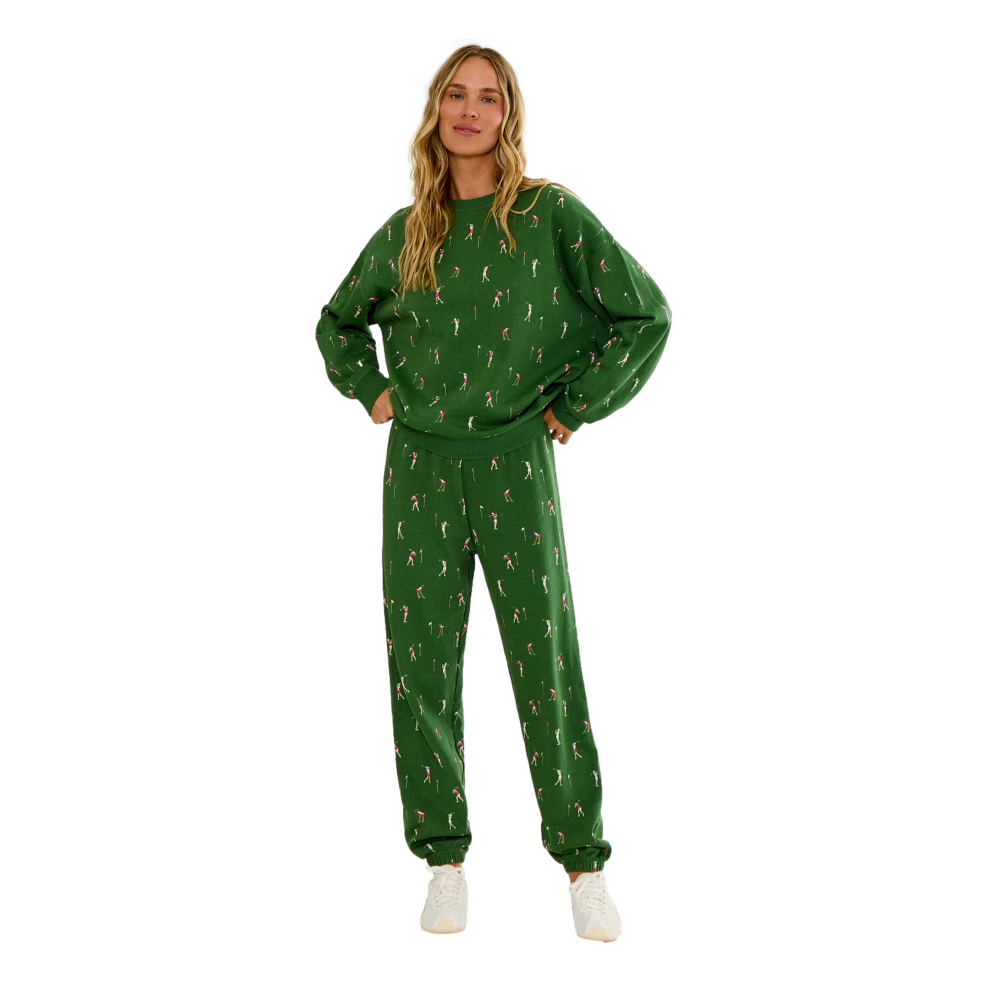 Devyn Under Par Women's Oversized Golf Sweatshirt
