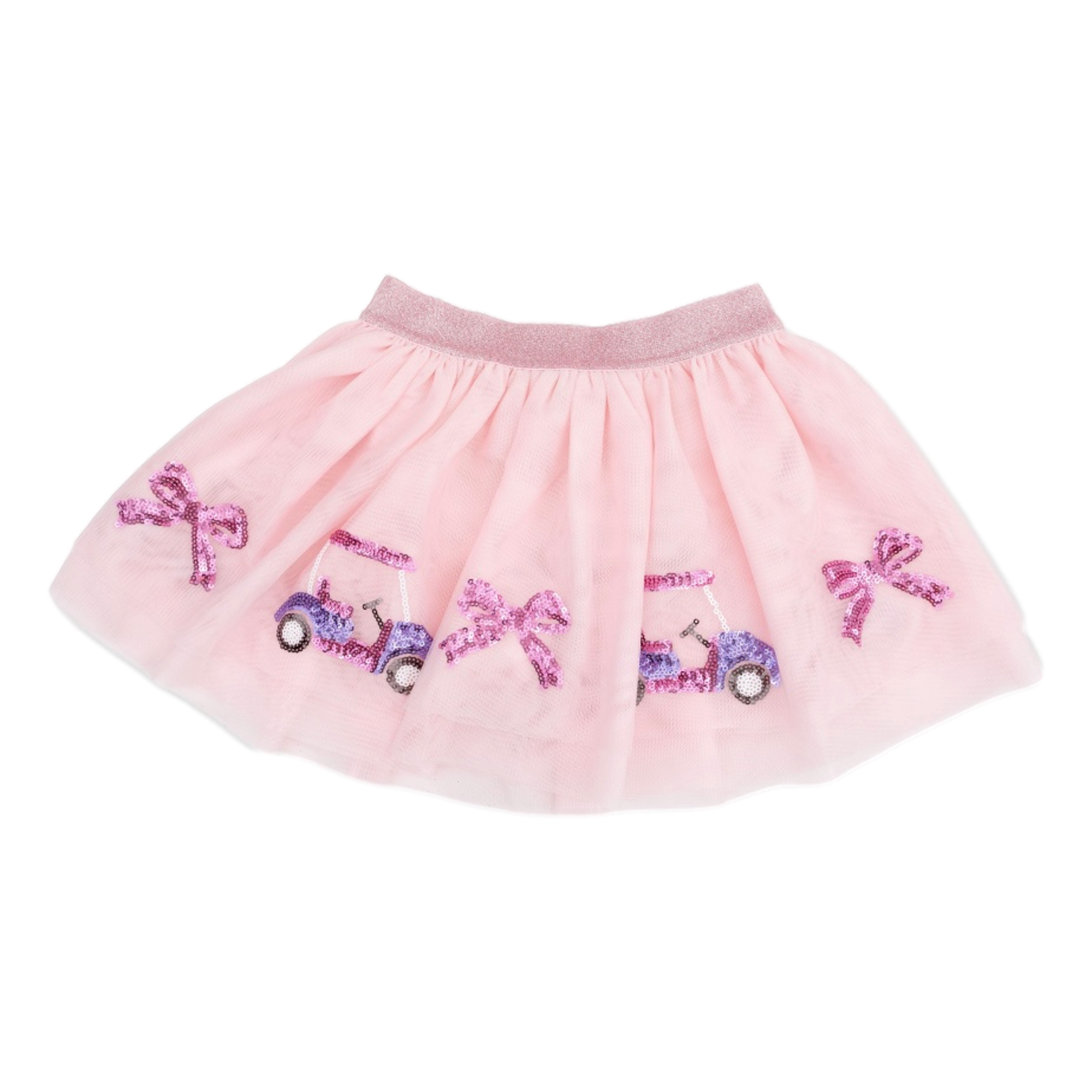 Golf Pink Girls Tutu Skirt with Bike Shorts