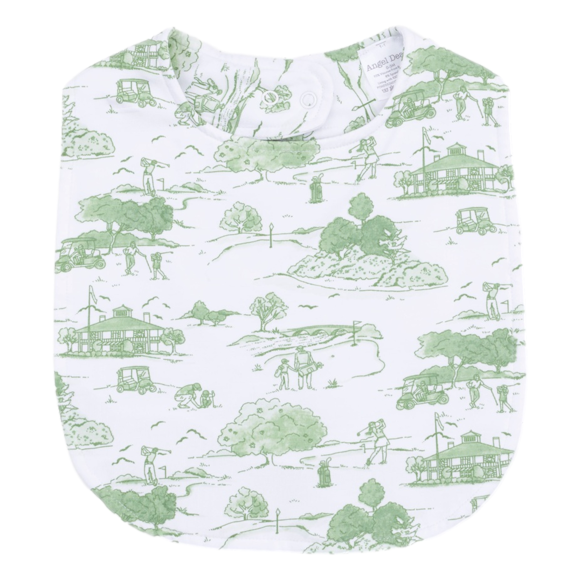 Golf Toile Green Feeding Bib