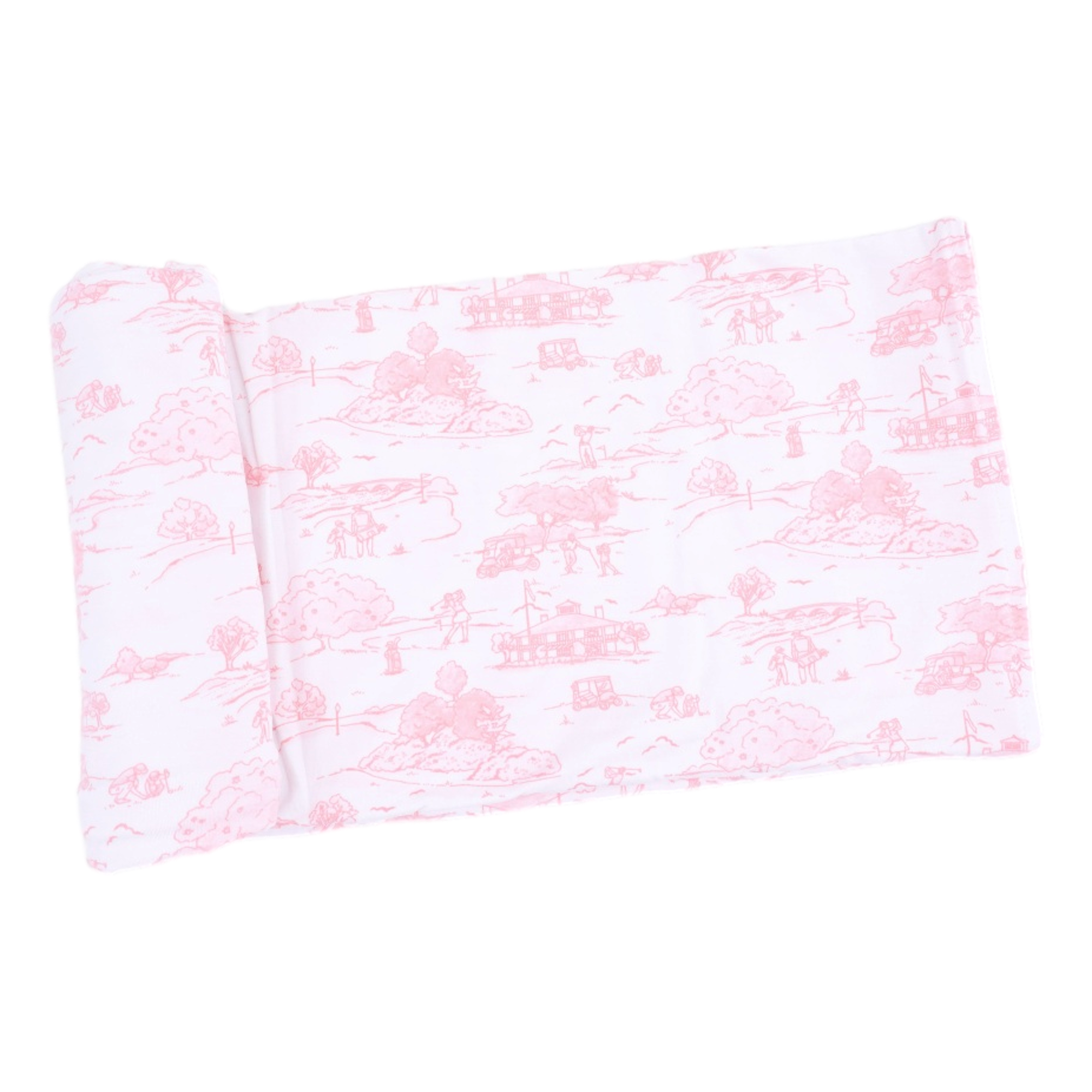 Golf Carts Pink Swaddle Blanket