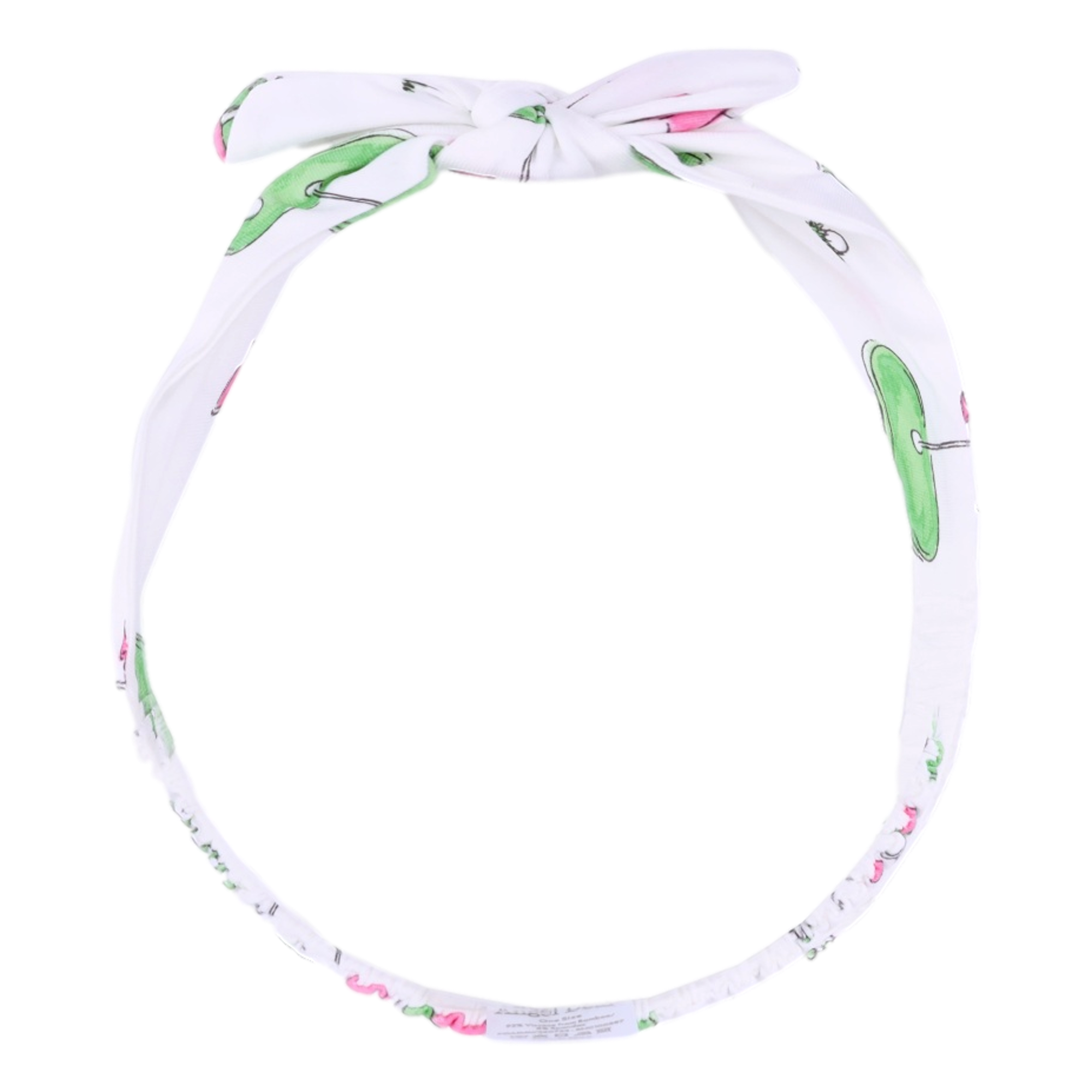 Golf Carts Pink Girls Knot Headband