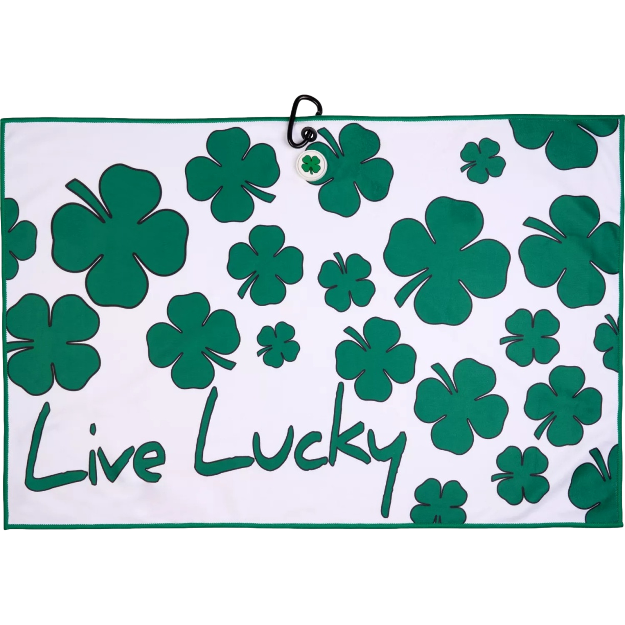 Live Lucky Cobalt Golf Towel