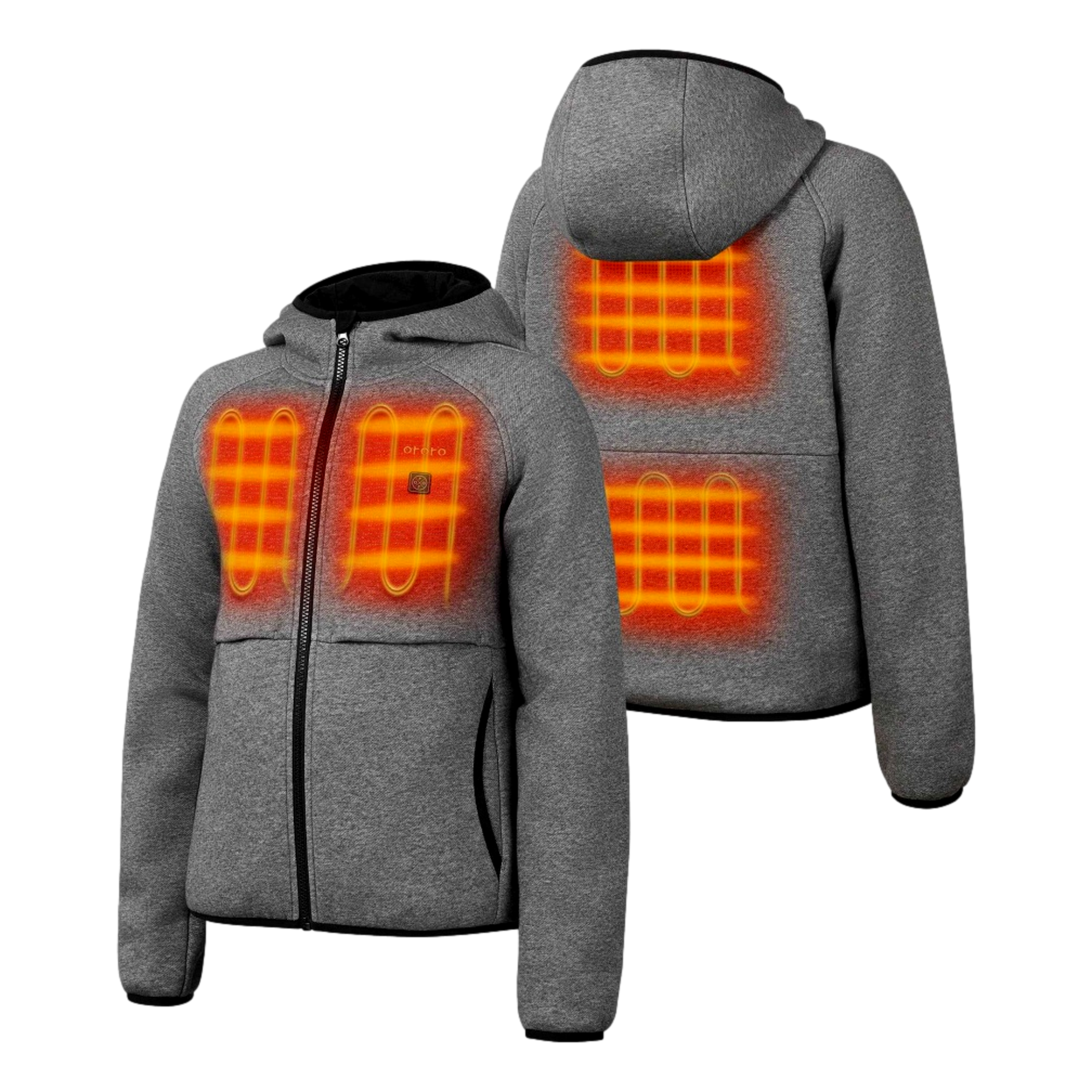 Kids' 4-Zone Heated Full-Zip Fleece Hoodie