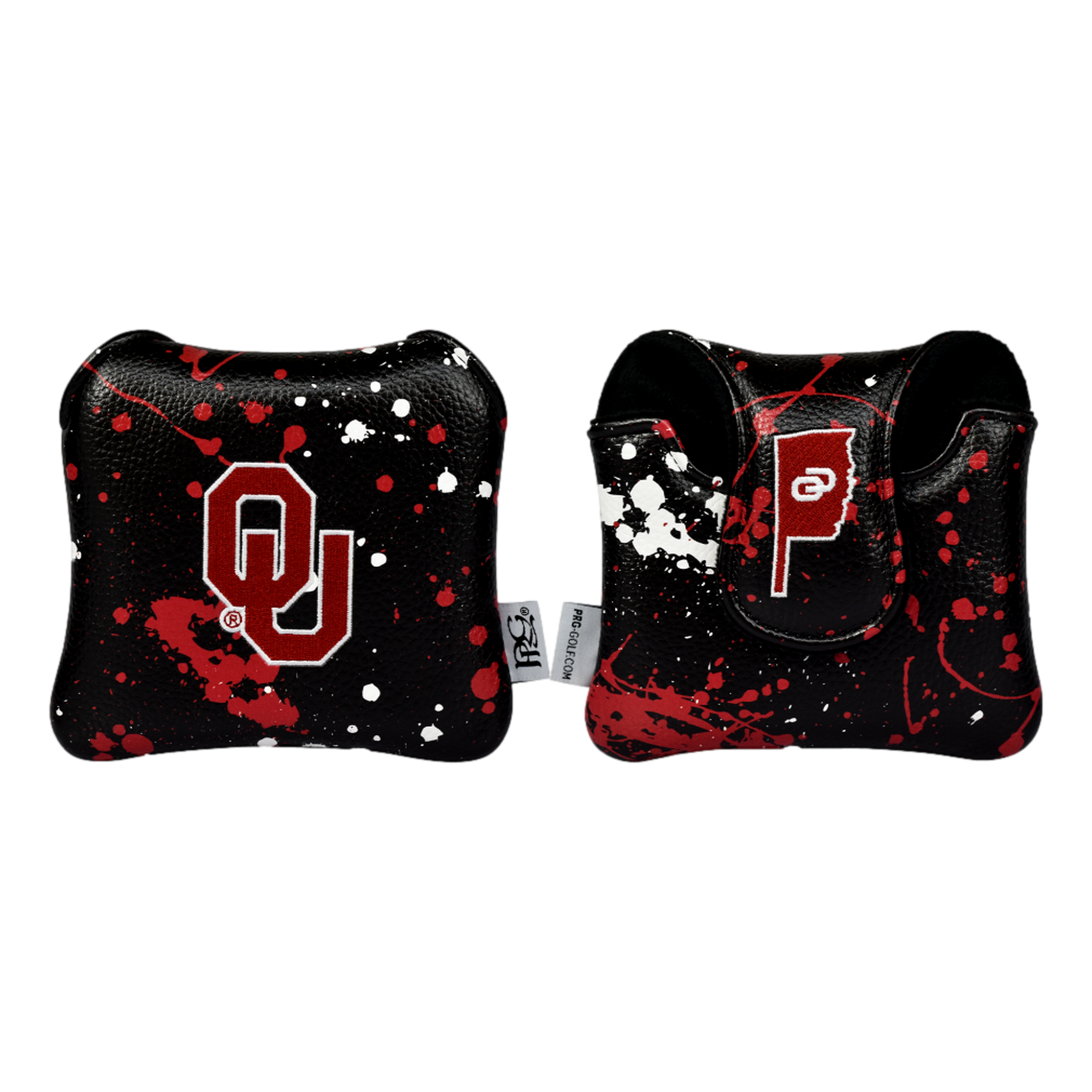 University of Oklahoma Paint Splash Mallet Putter Headcover