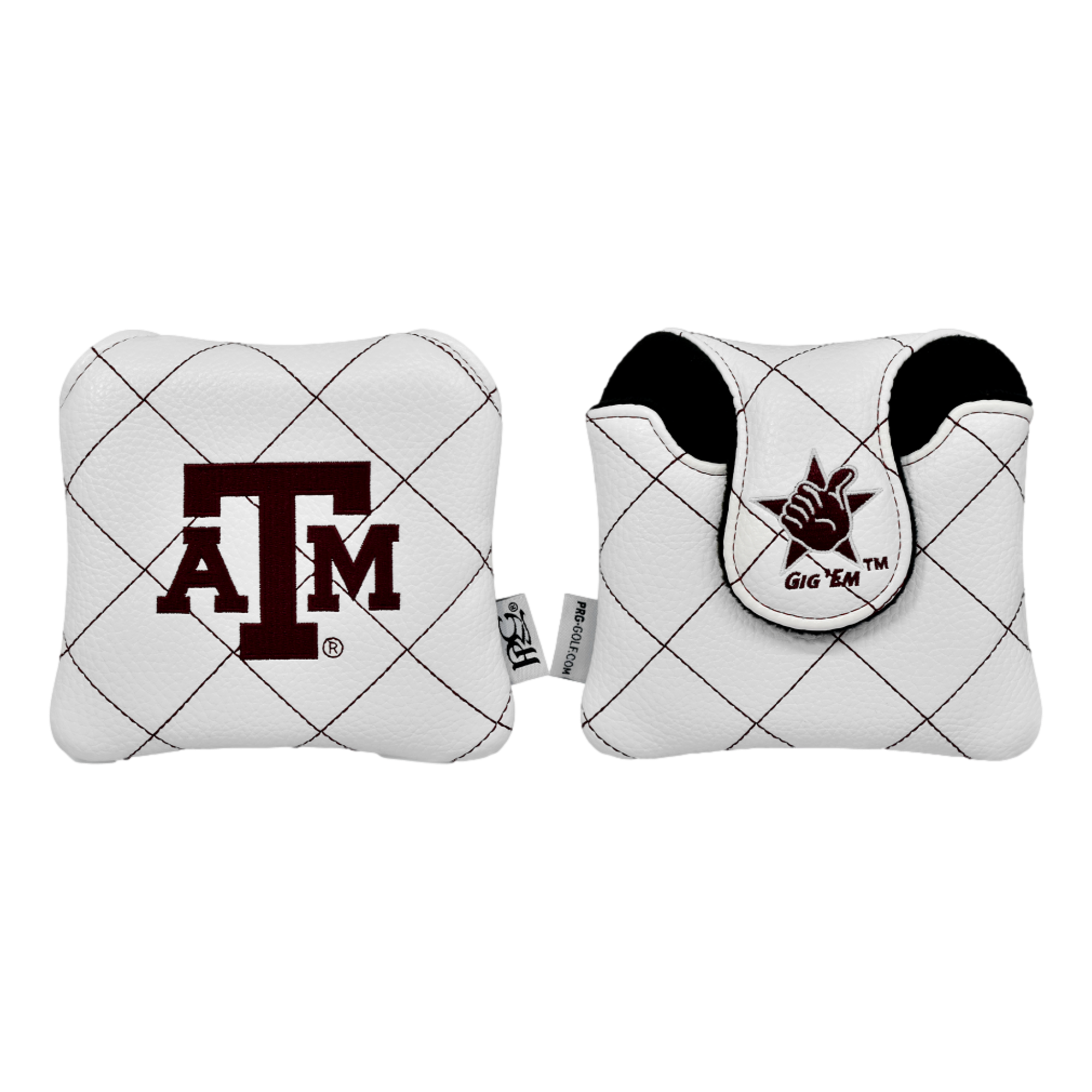 Texas A&M Quilt Stitch Mallet Putter Headcover