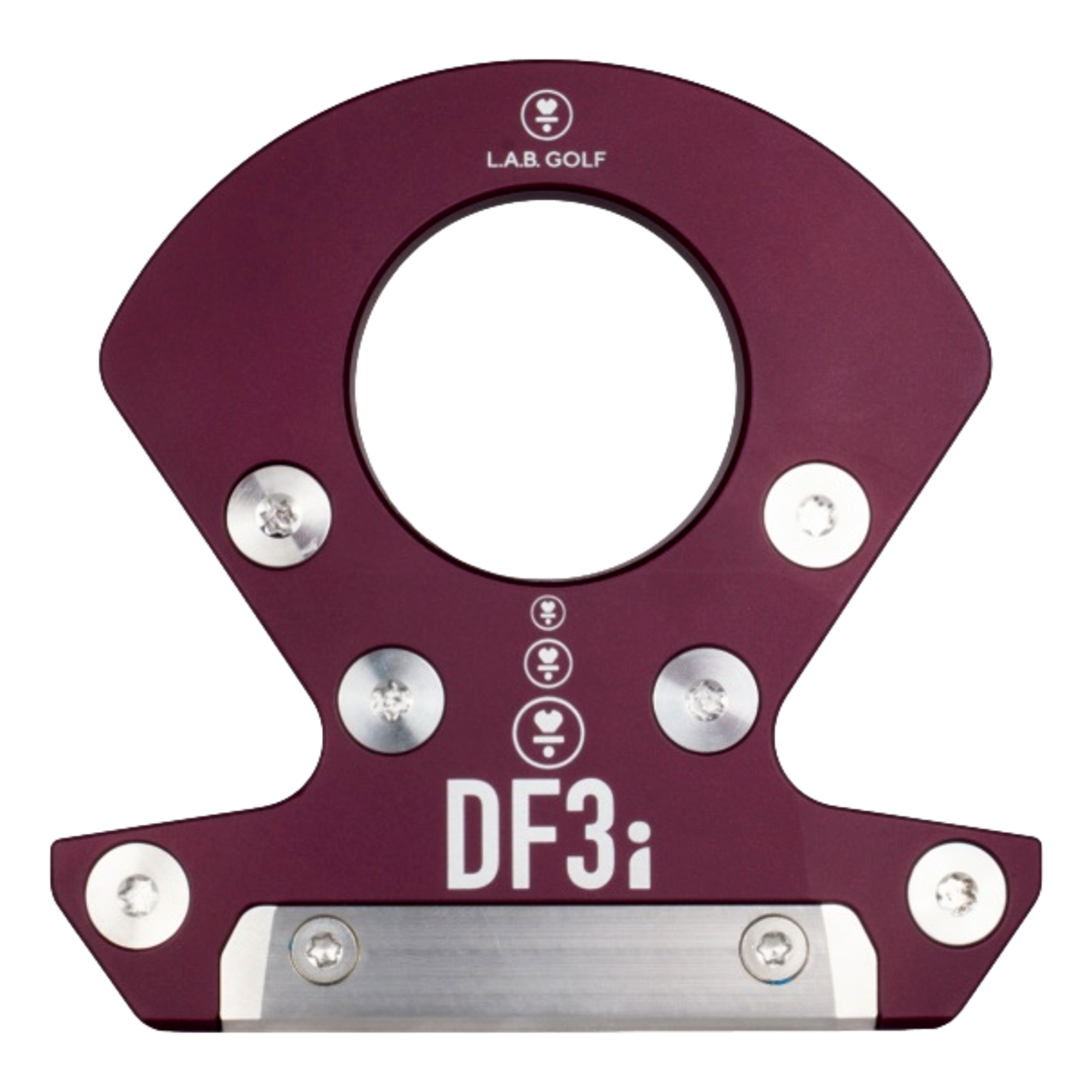 DF3i Premium Stock Black Cherry Putter w/ ACCRA Shaft