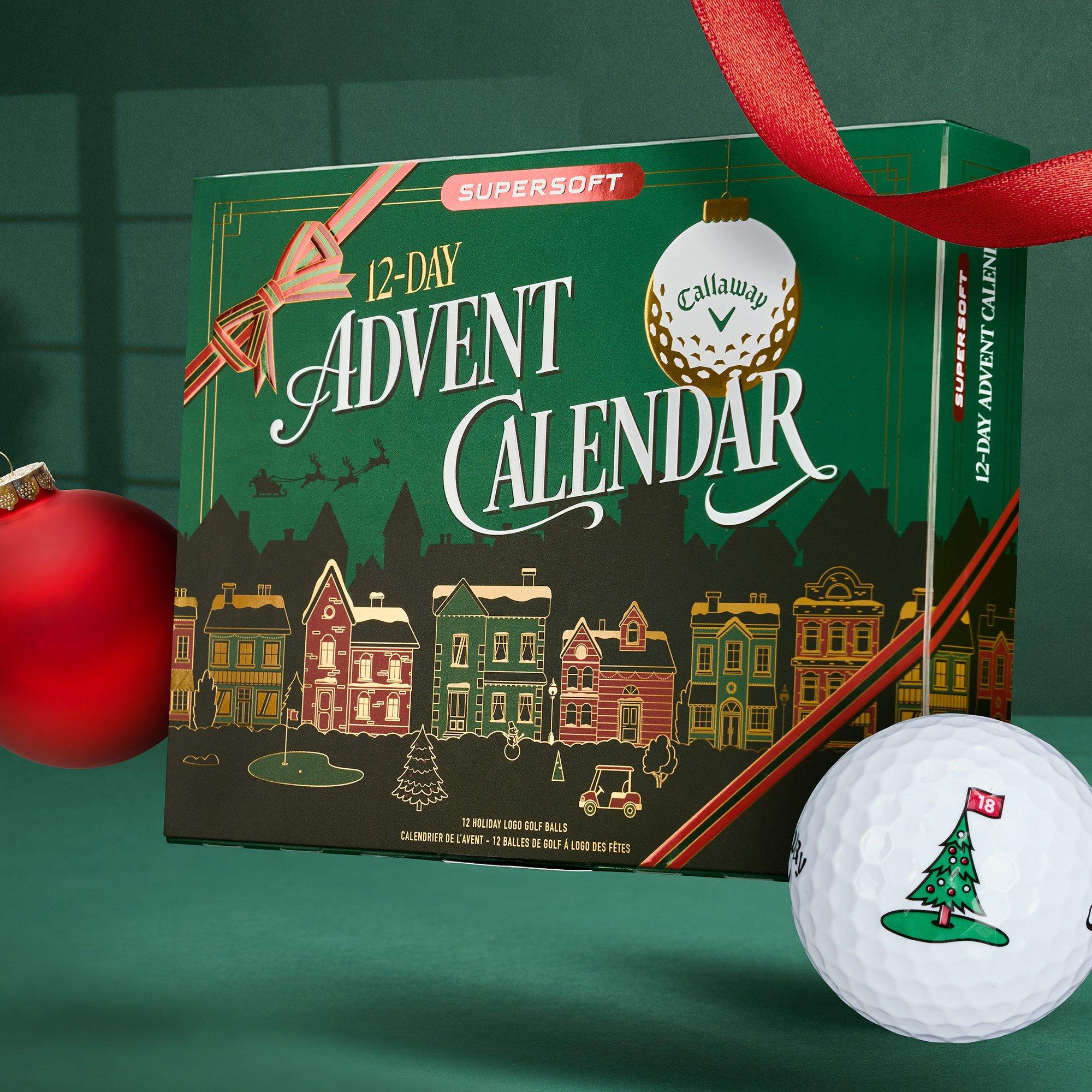 Supersoft 12-Day Advent Calendar Golf Balls