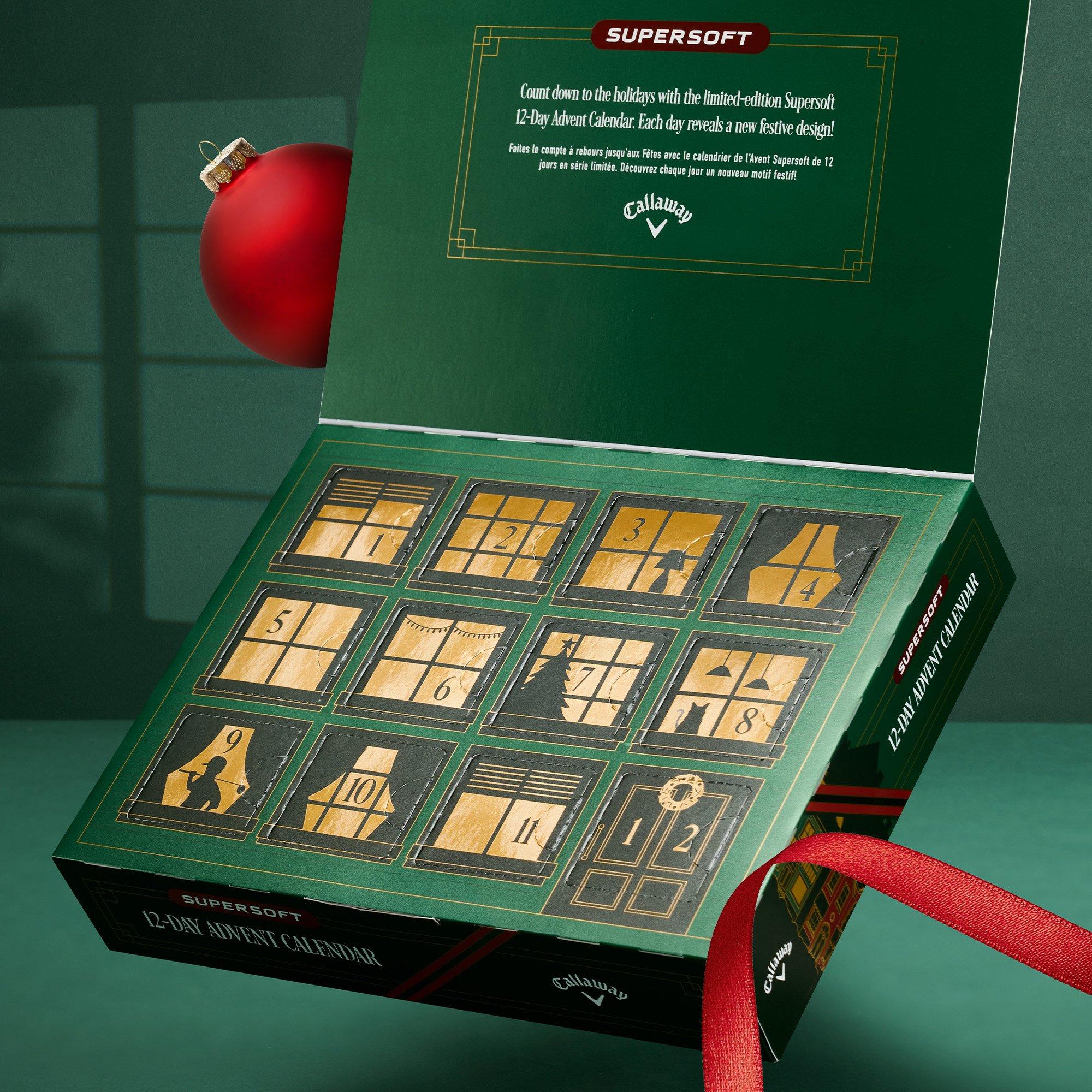 Supersoft 12-Day Advent Calendar Golf Balls
