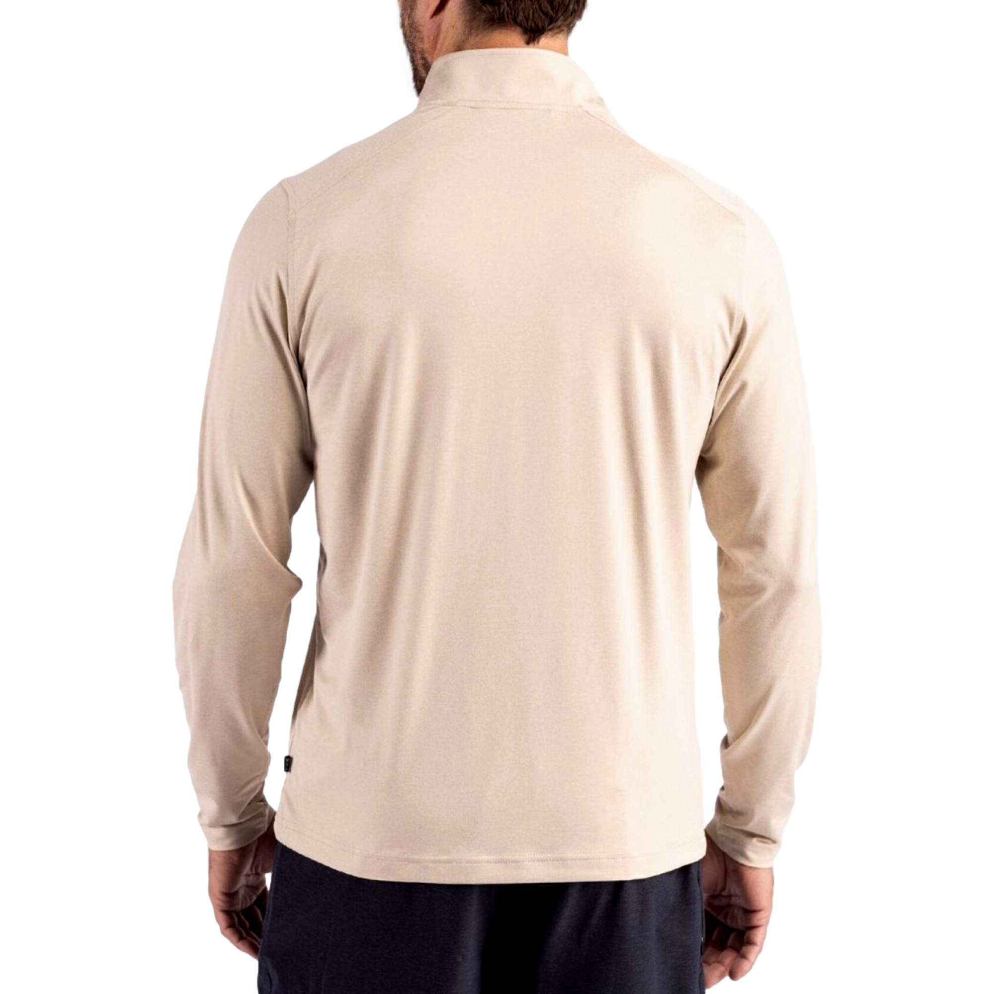 Jacksonville Jaguars Coastline Peached Men's Golf Quarter Zip