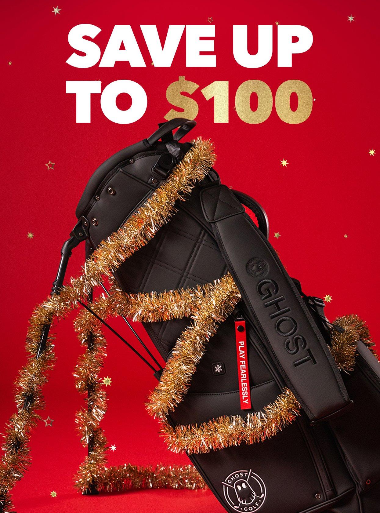 Save Up to $100 on Ghost Golf Bags