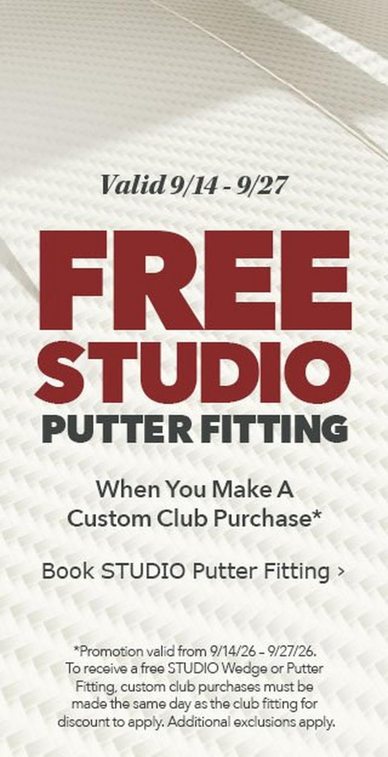 Free Wedge or Putter Fitting