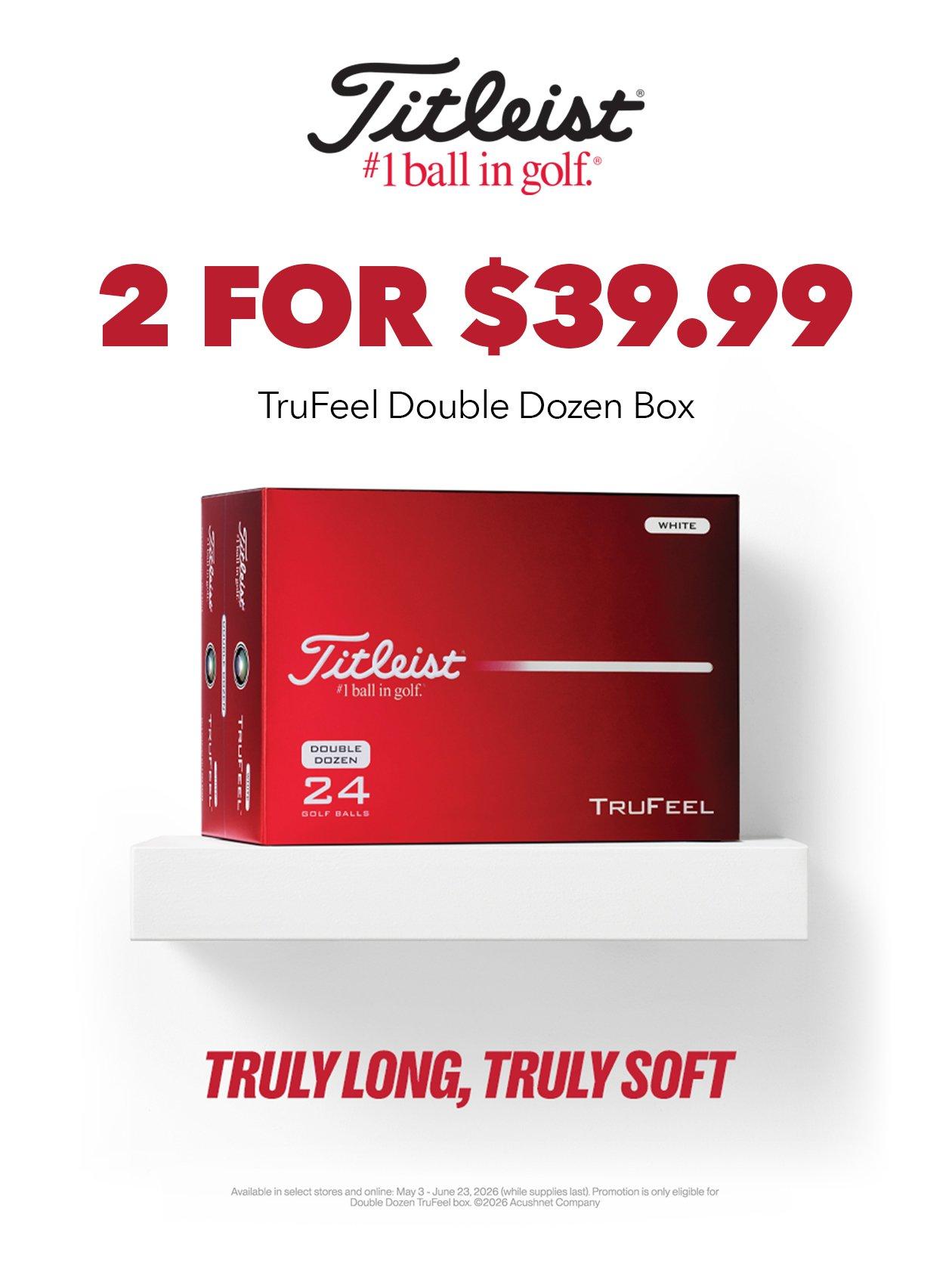 Titleist TruFeel Promo