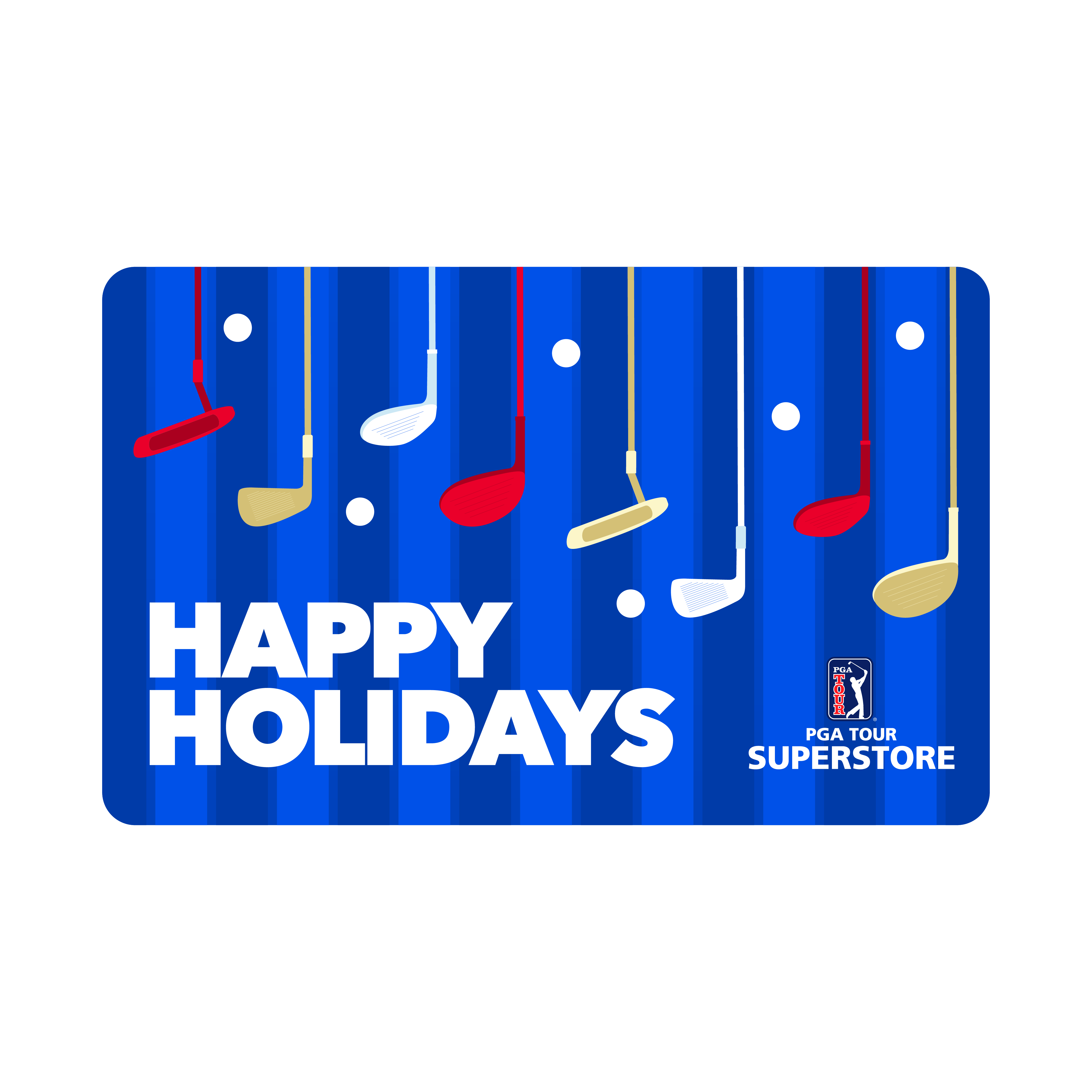 Electronic Gift Card - Happy Holidays Blue