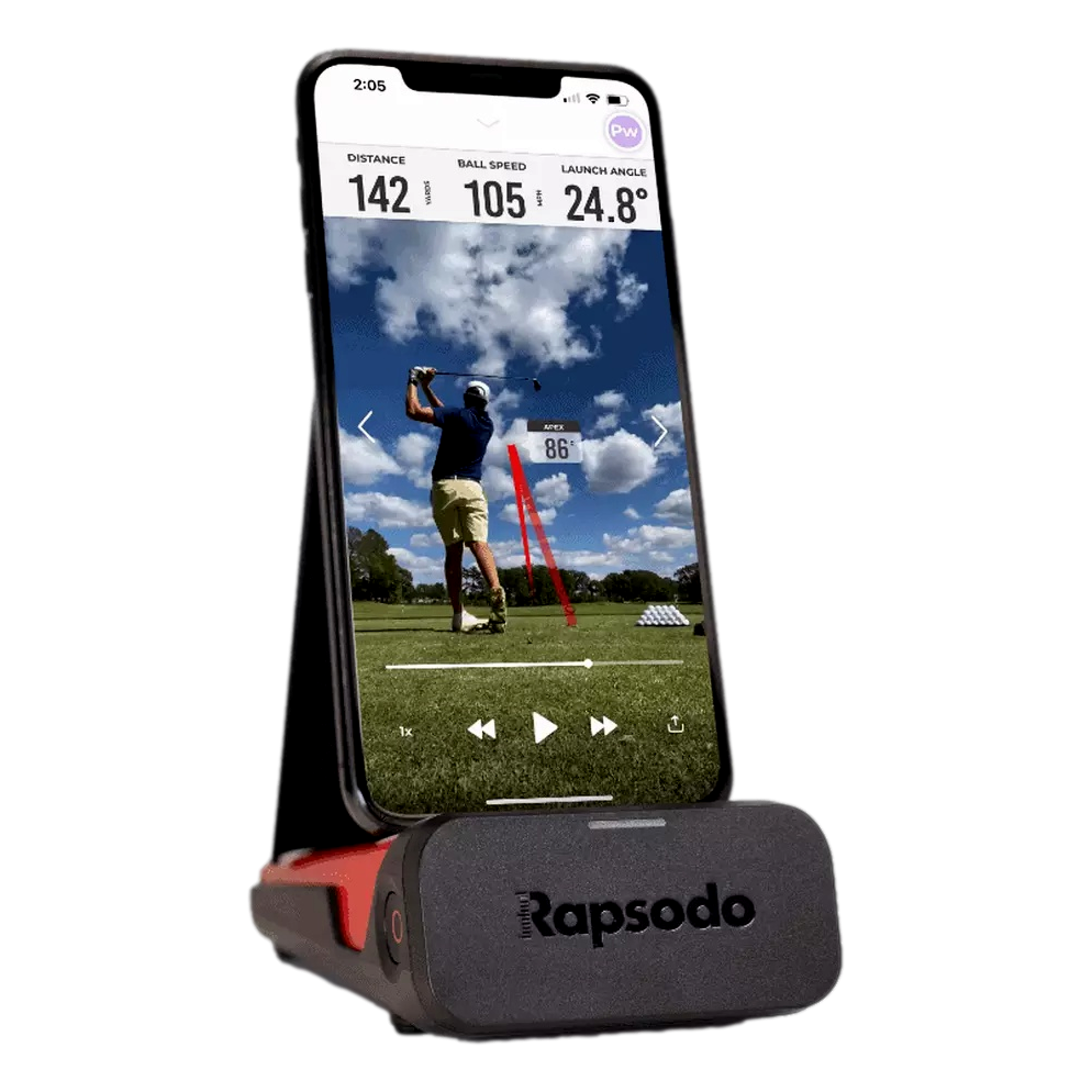 Rapsodo Mobile Launch Monitor + Studio Enclosure Simulator Bundle