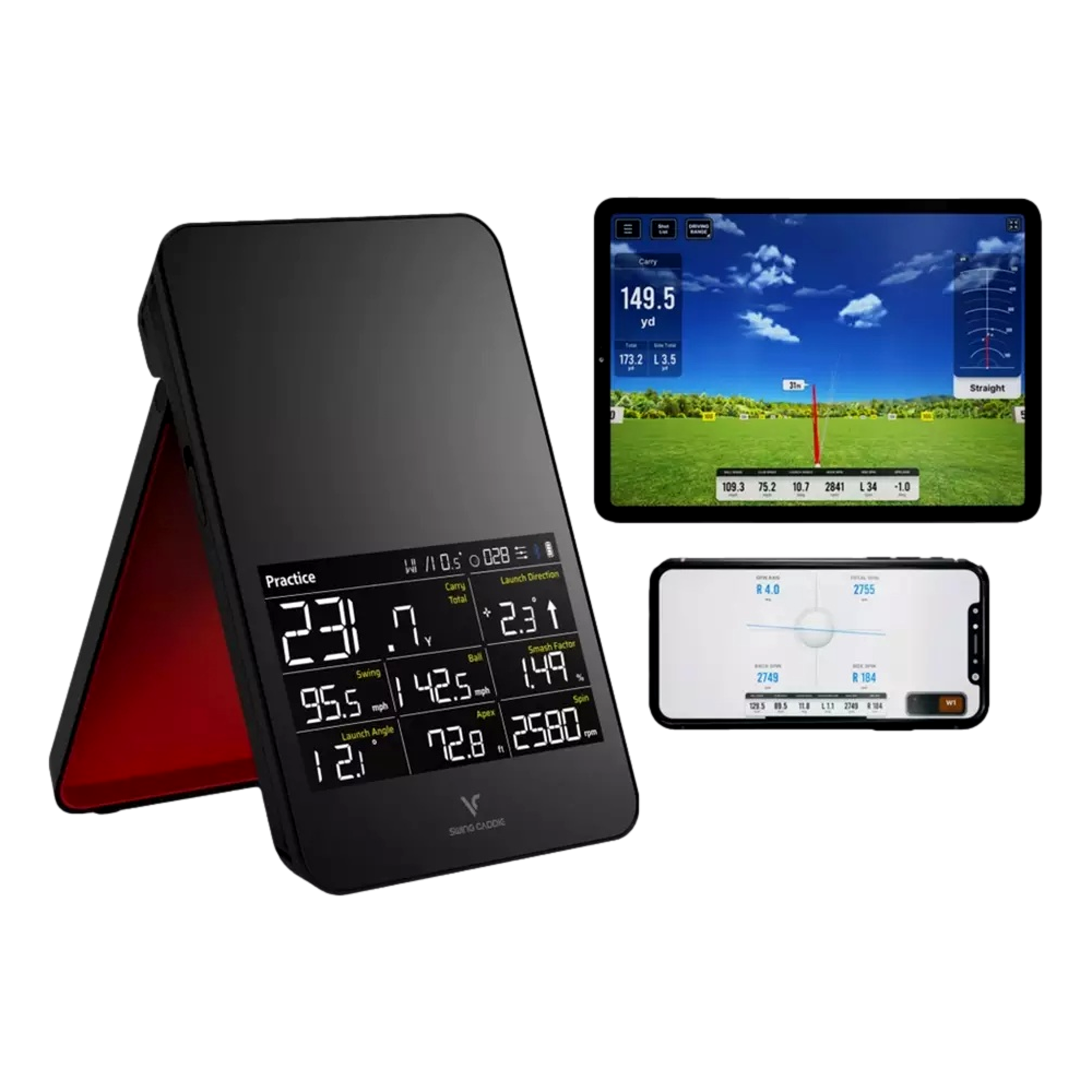 Voice Caddy SC4 Pro & 3D Driving Range + SkyTrak Ultimate Simulator Studio Bundle