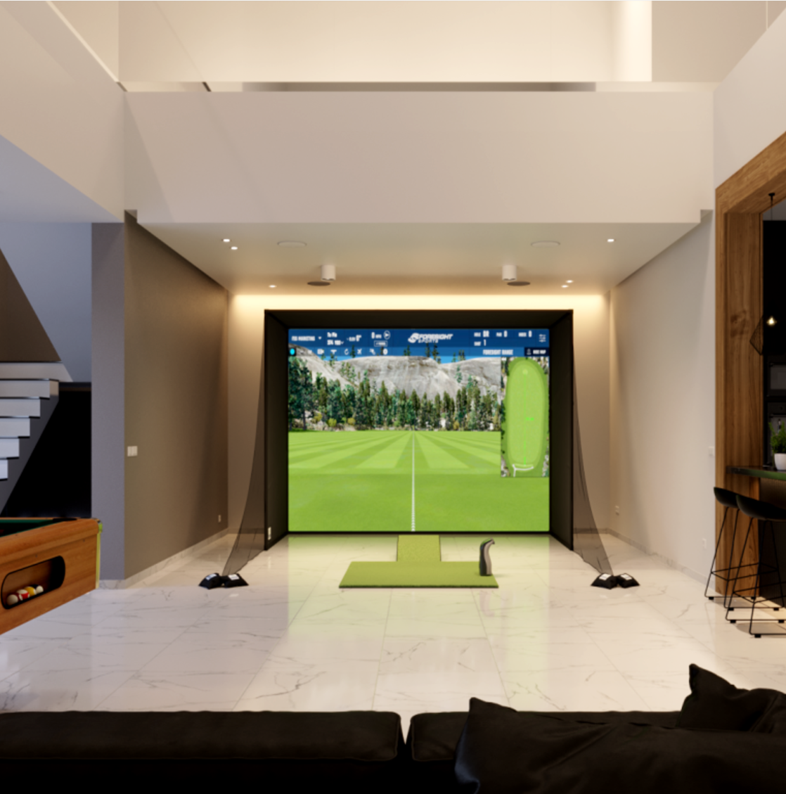 SwingBay Enclosure & Bushnell Launch Pro Personal Launch Monitor Bundle