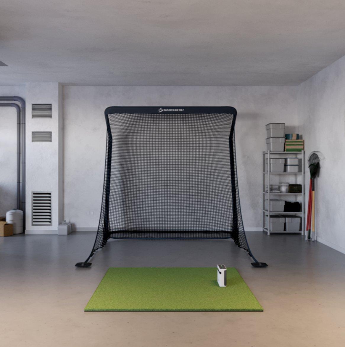 SwingNet Pro Golf Net & SwingTurf 5'x5' & SkyTrak+ Bundle