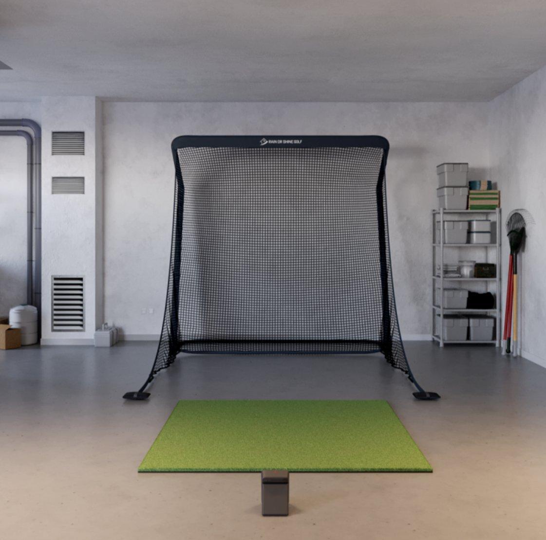 SwingNet Pro & SwingTurf 5'x5' & Voice Caddie SC4 Bundle