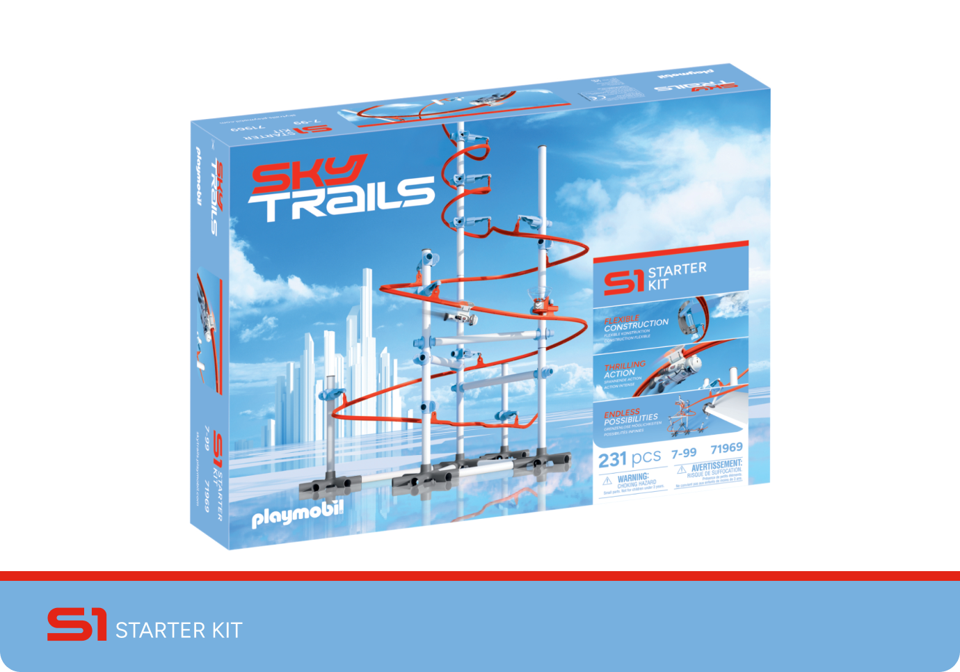SKY TRAILS | Starter Kit - Giocattolo di costruzione bimbi