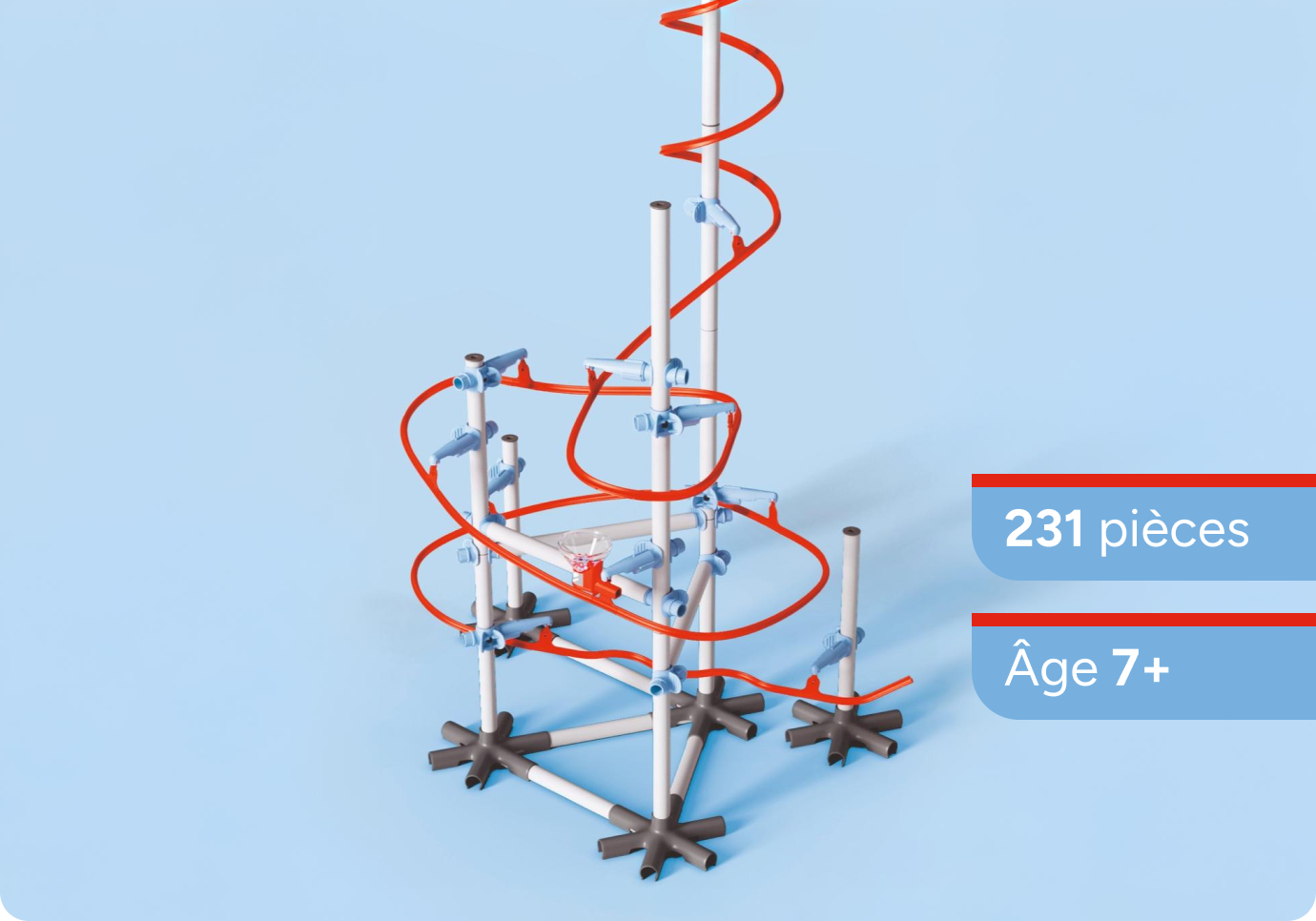 Sky Trails | Flip Rail | Juguete De Construcción Para Recorridos Dinámicos Y Llenos De Acción | CREA Tu Propia Aventura Con Elementos Giratorios | 71971