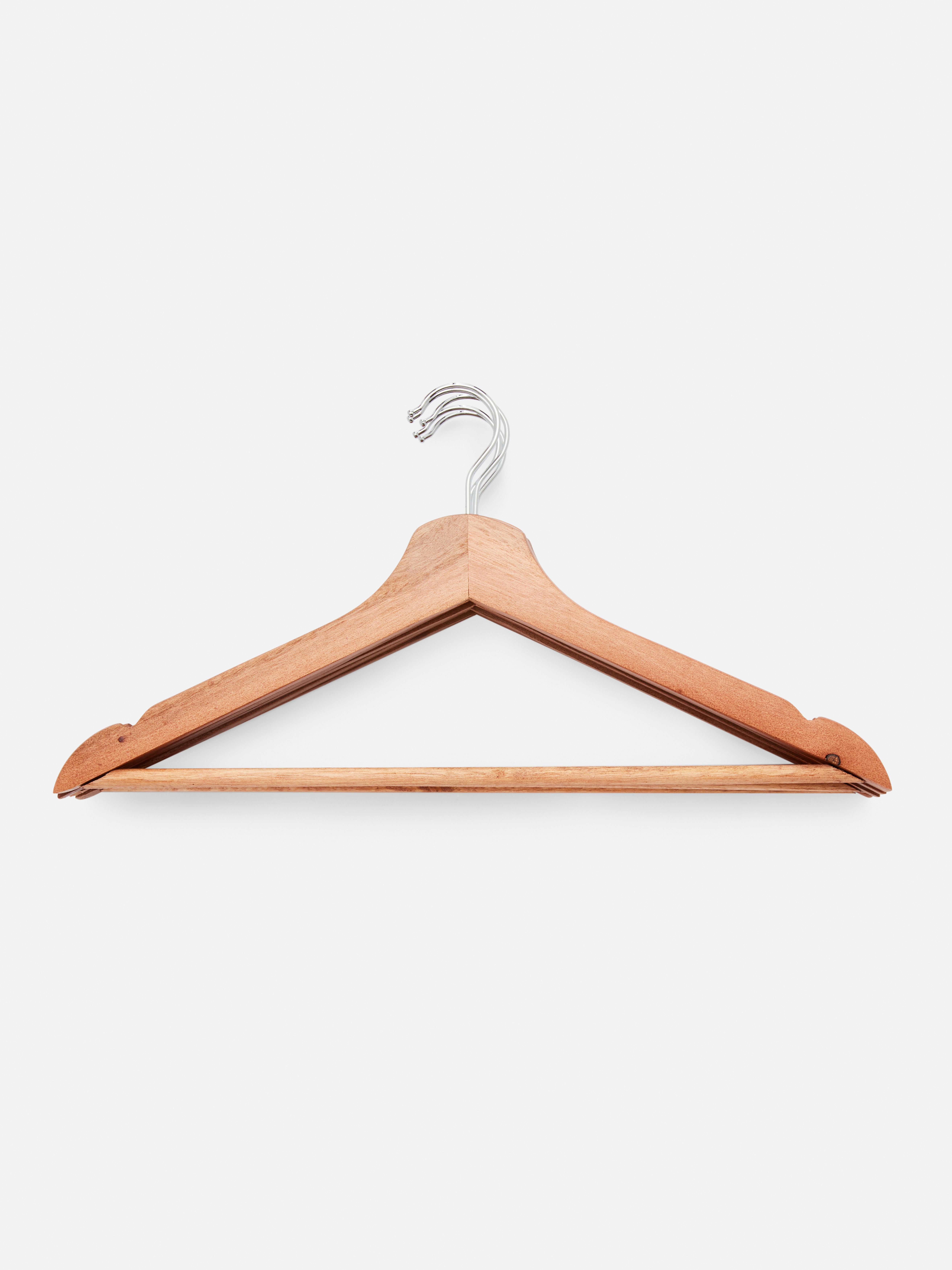 5pk Wooden Clothes Hangers