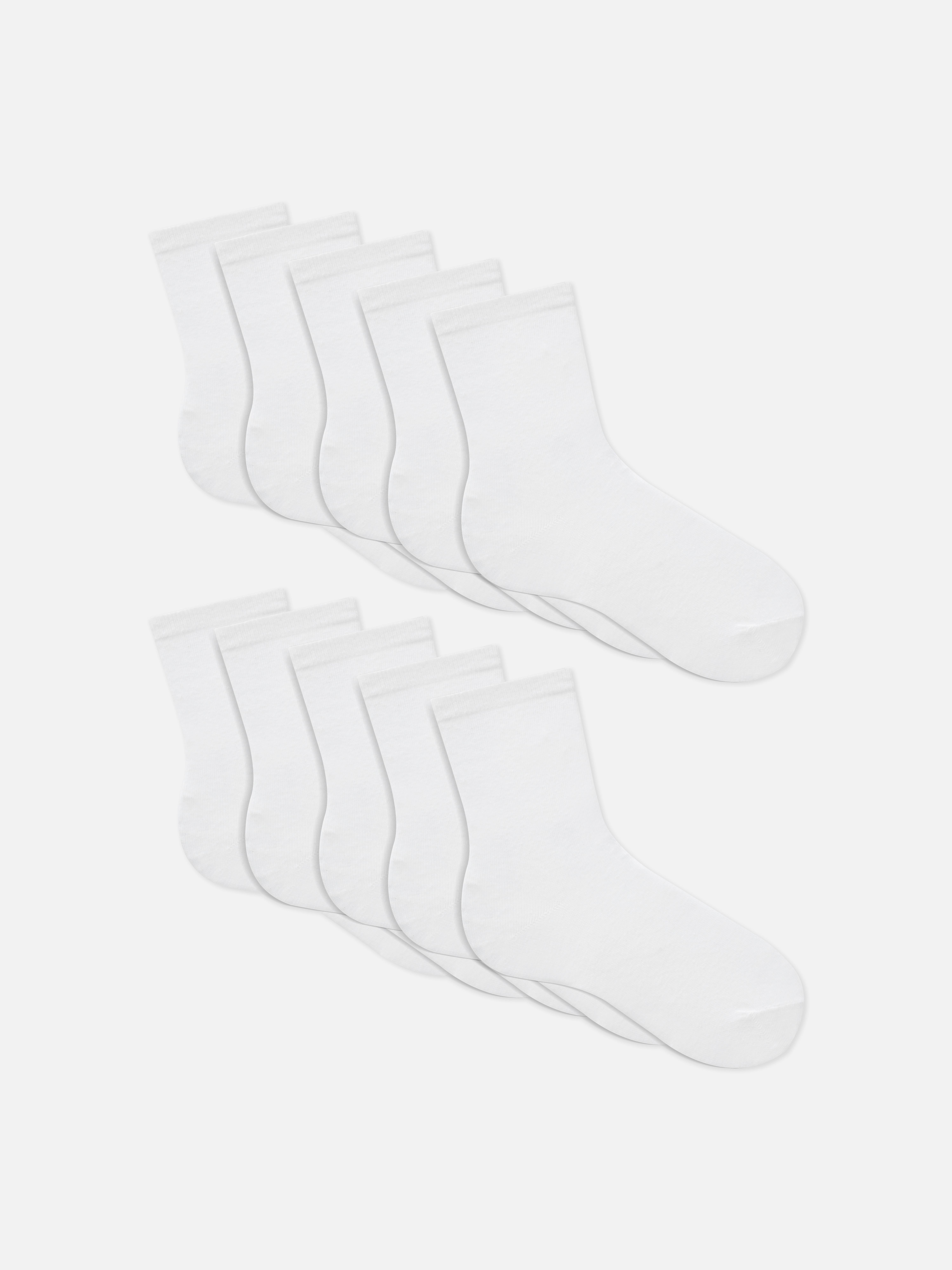 10pk Cotton Ankle Socks