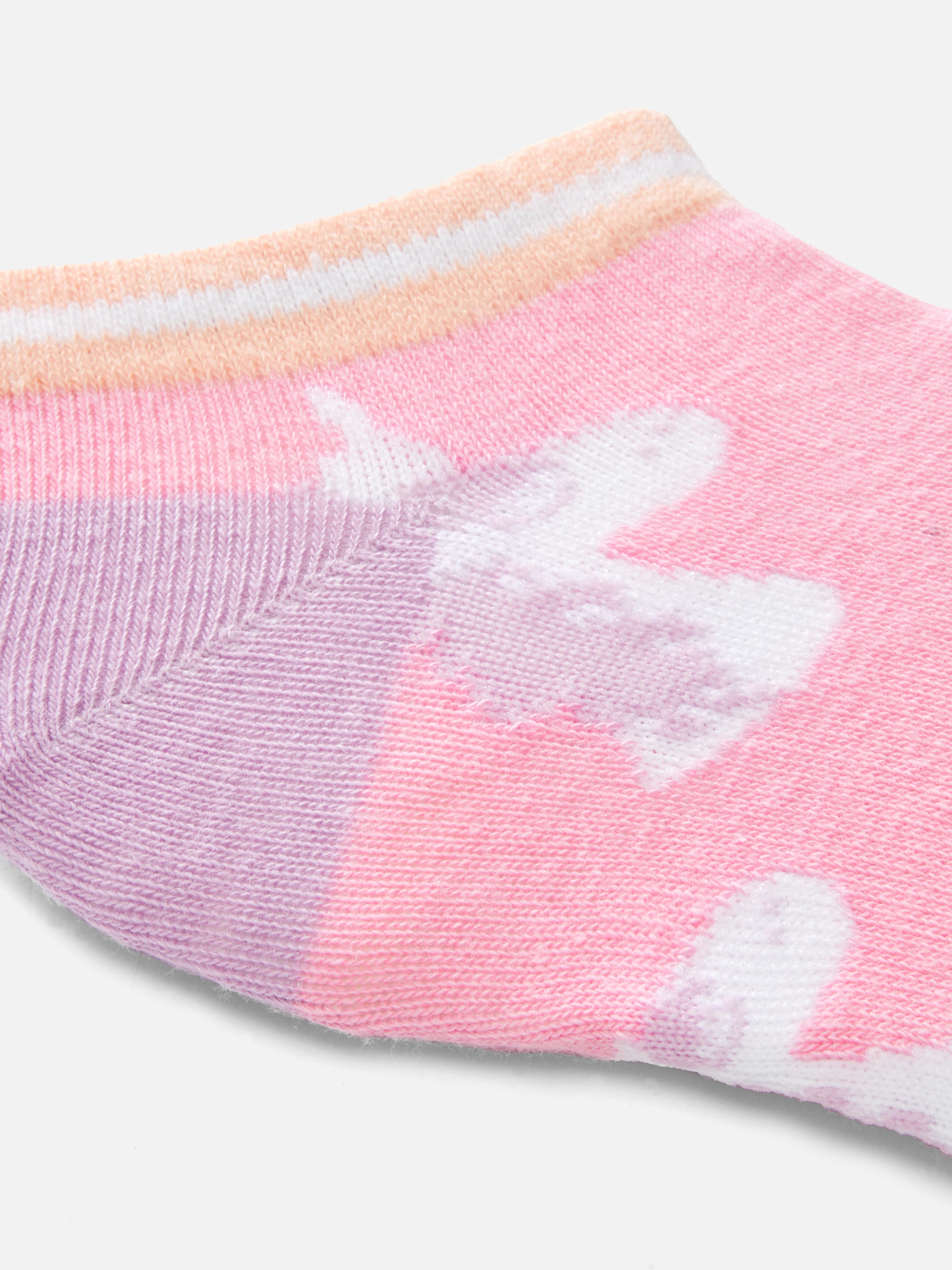 pale pink trainer socks